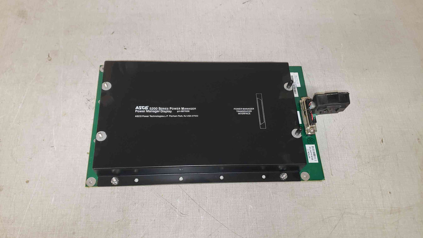 ASCO 5200 Series Power Manager Display 607636 (SKU: 107866)