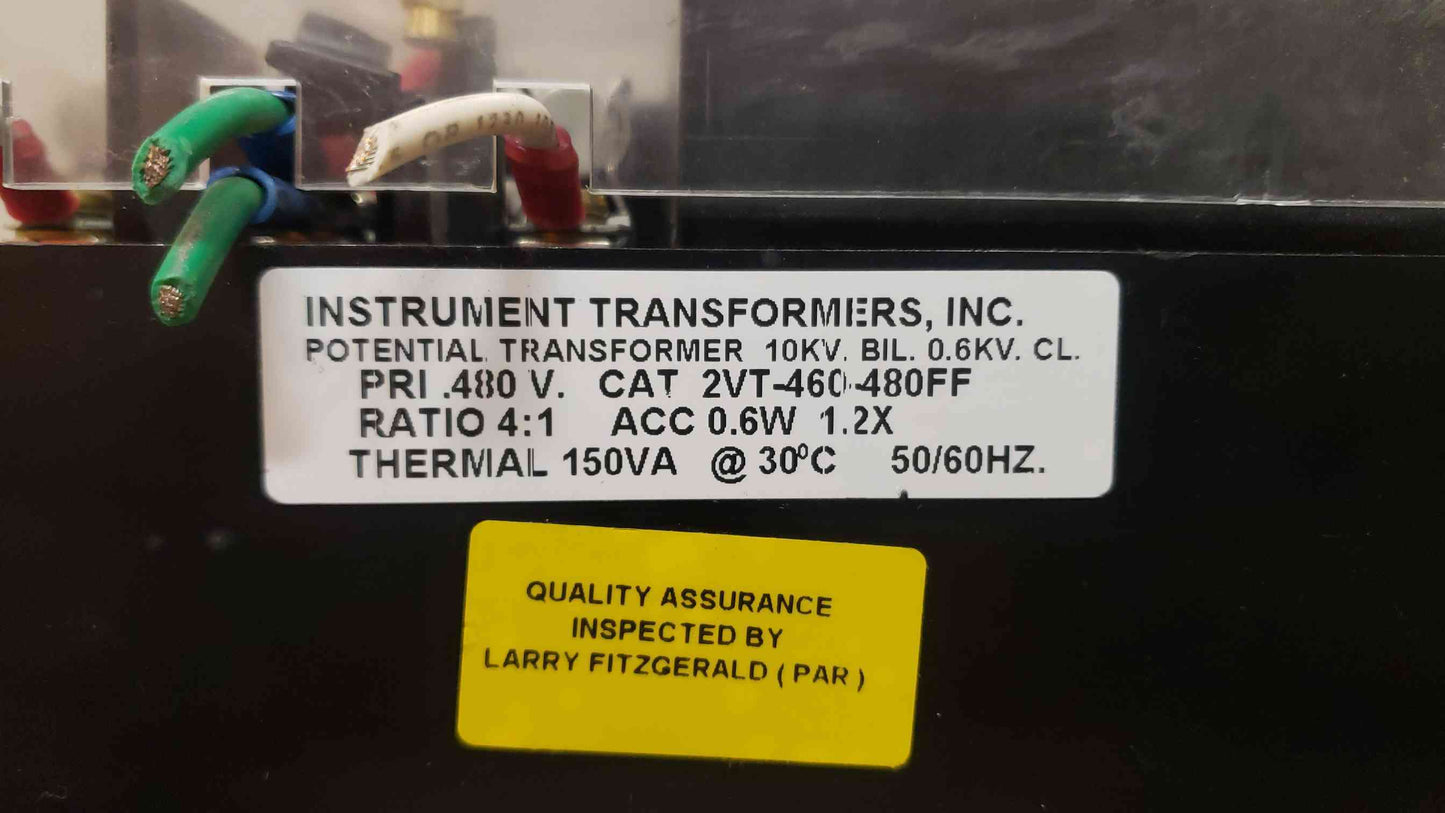 *Pickup Only* Instrument Transformers Potential Transformer 480V 2VT-460-480FF (SKU: 107871)