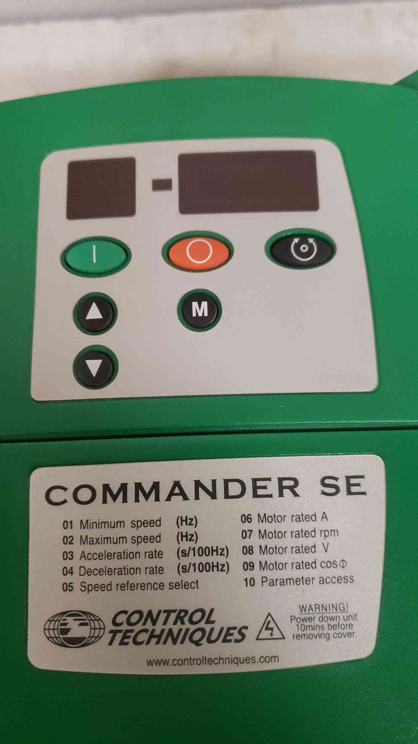 Emerson 380-480V 10HP Commander SE SE33400750 Frequency Converter (SKU: 108229)
