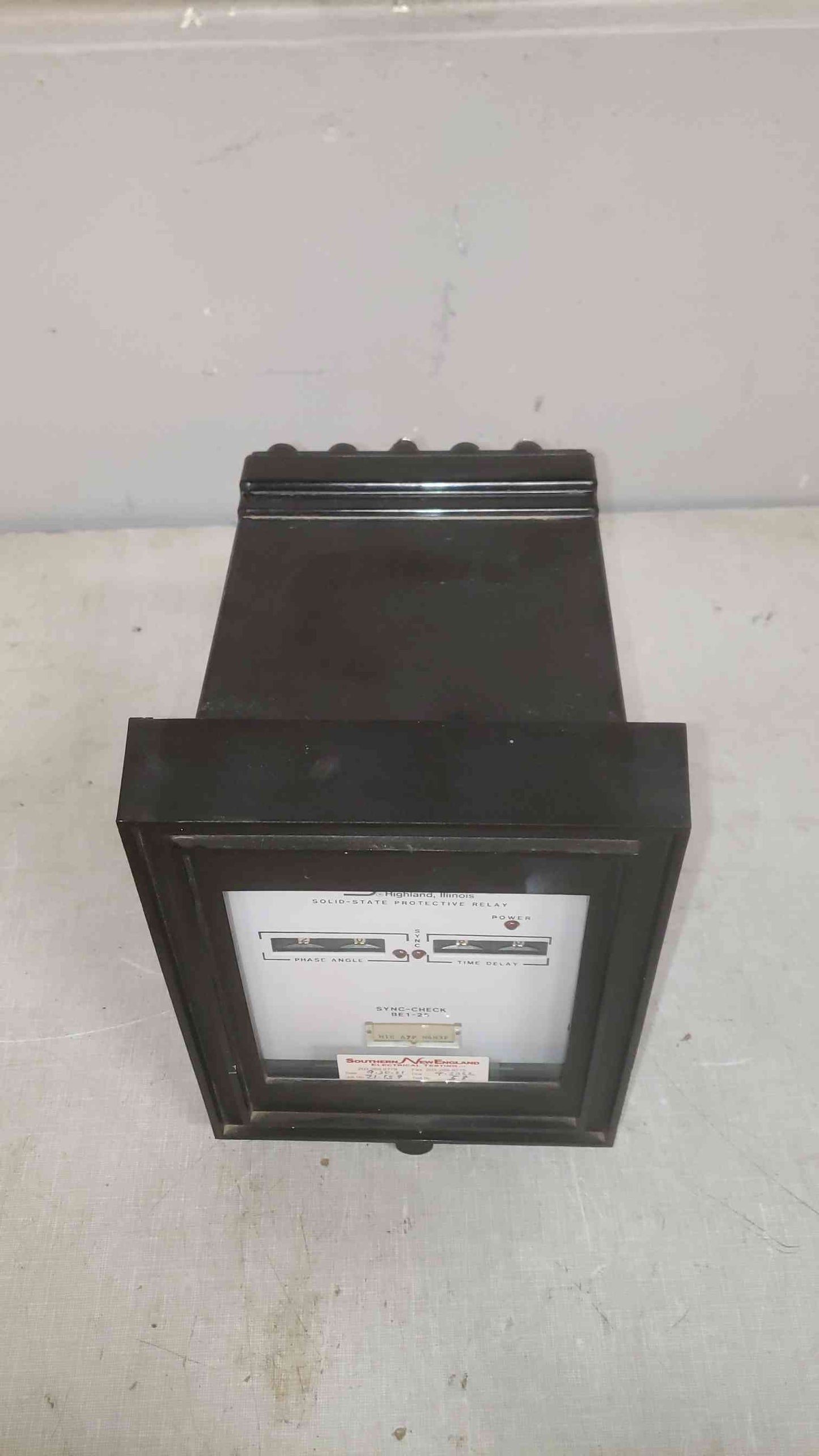 Basler Electric Solid-State Protective Relay SYNC-CHECK BE1-25 (SKU: 108253)