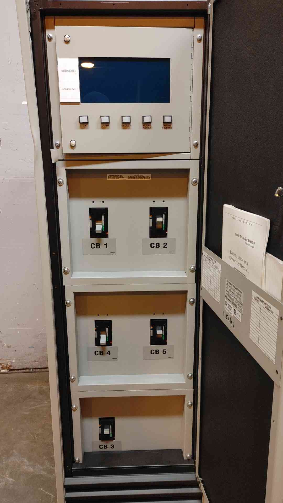 Liebert Static Bus Transfer Switch 200A 3PH 3W 480VAC STA0250P10S3049 (108332)