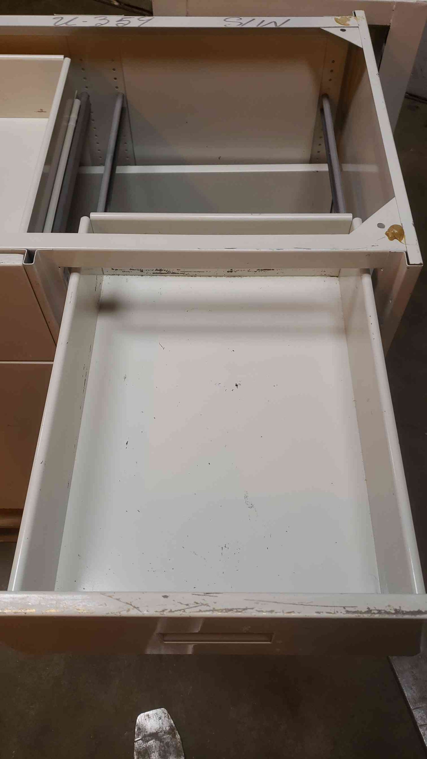 3' White Recessed Mixed Casework (SKU: 108348)