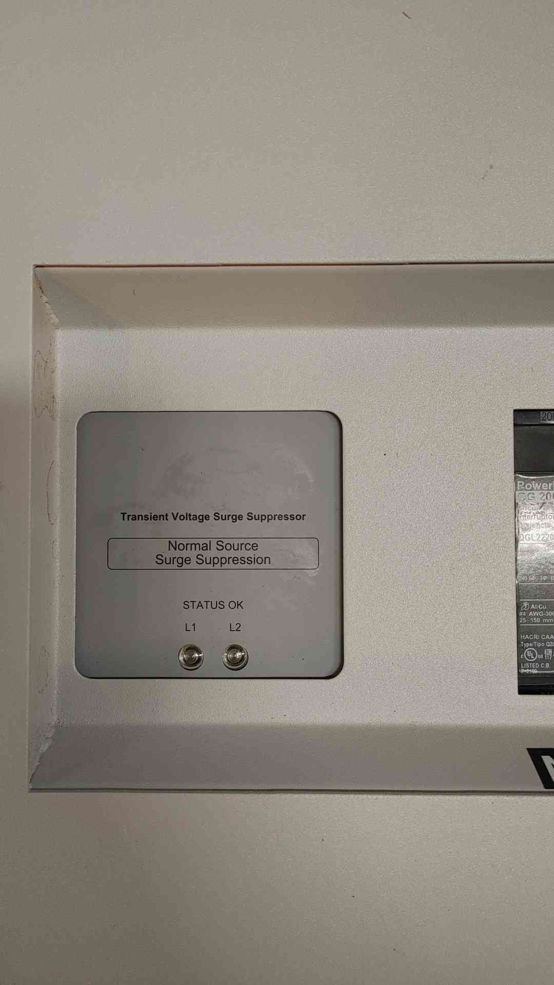 200A ASCO ATS 300L Power Transfer Load Center 240/120V 1Ph Dist Panel Surge Suppression (108596)