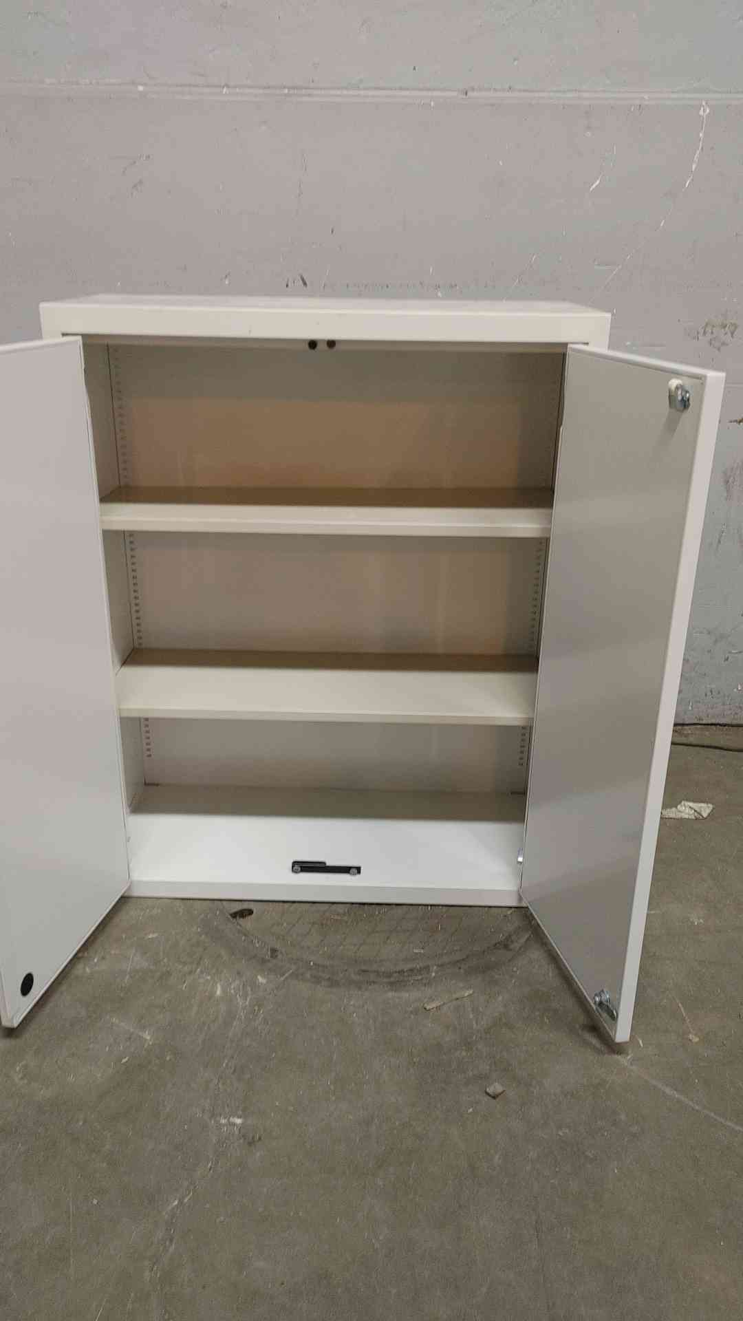 30" Recessed Overhead Casework Dual Solid Metal Doors (108643)