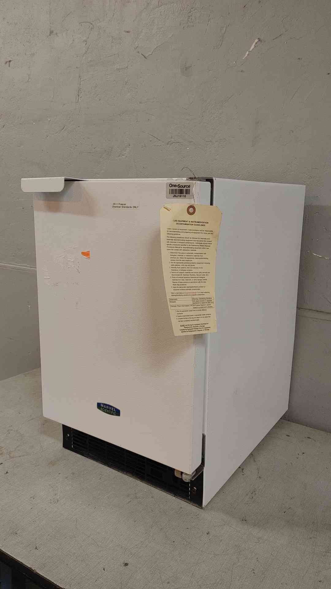 Marvel Scientific Undercounter Laboratory Freezer 115V 1PH 15AF0100 (108722)