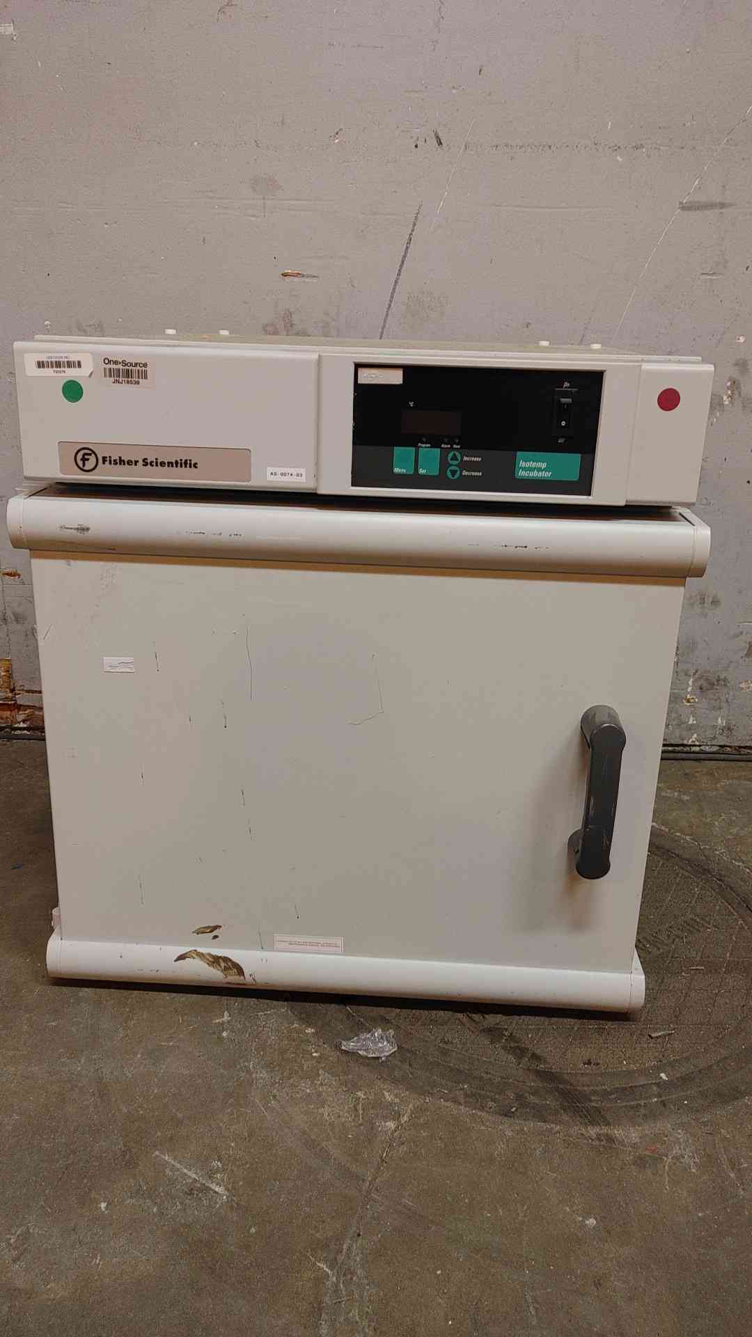 Fisher Scientific Isotemp Incubator 120V 7.2A Model 6250 (108961)