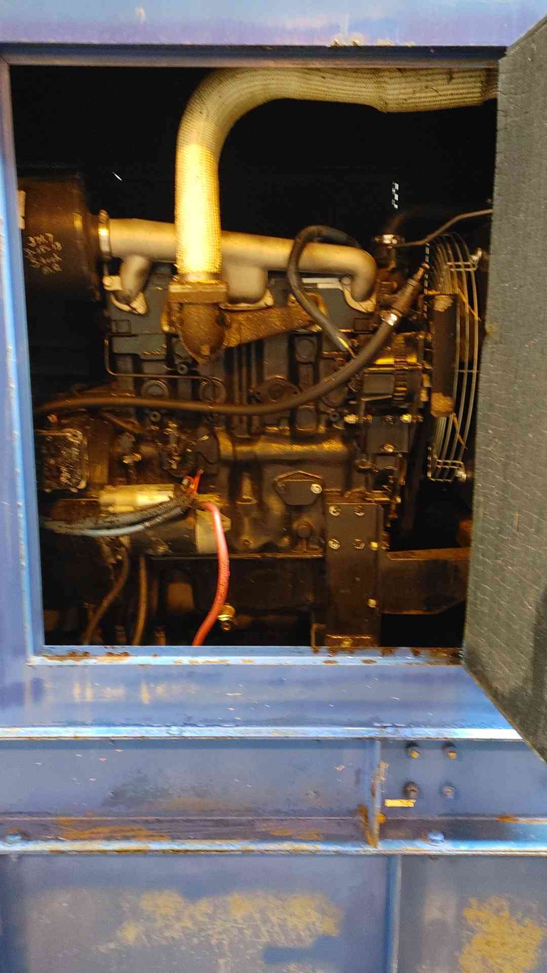30KW Magnetek RD 370 Generator 1&3PH Perkins Diesel 448 Hrs Load Tested (109114)