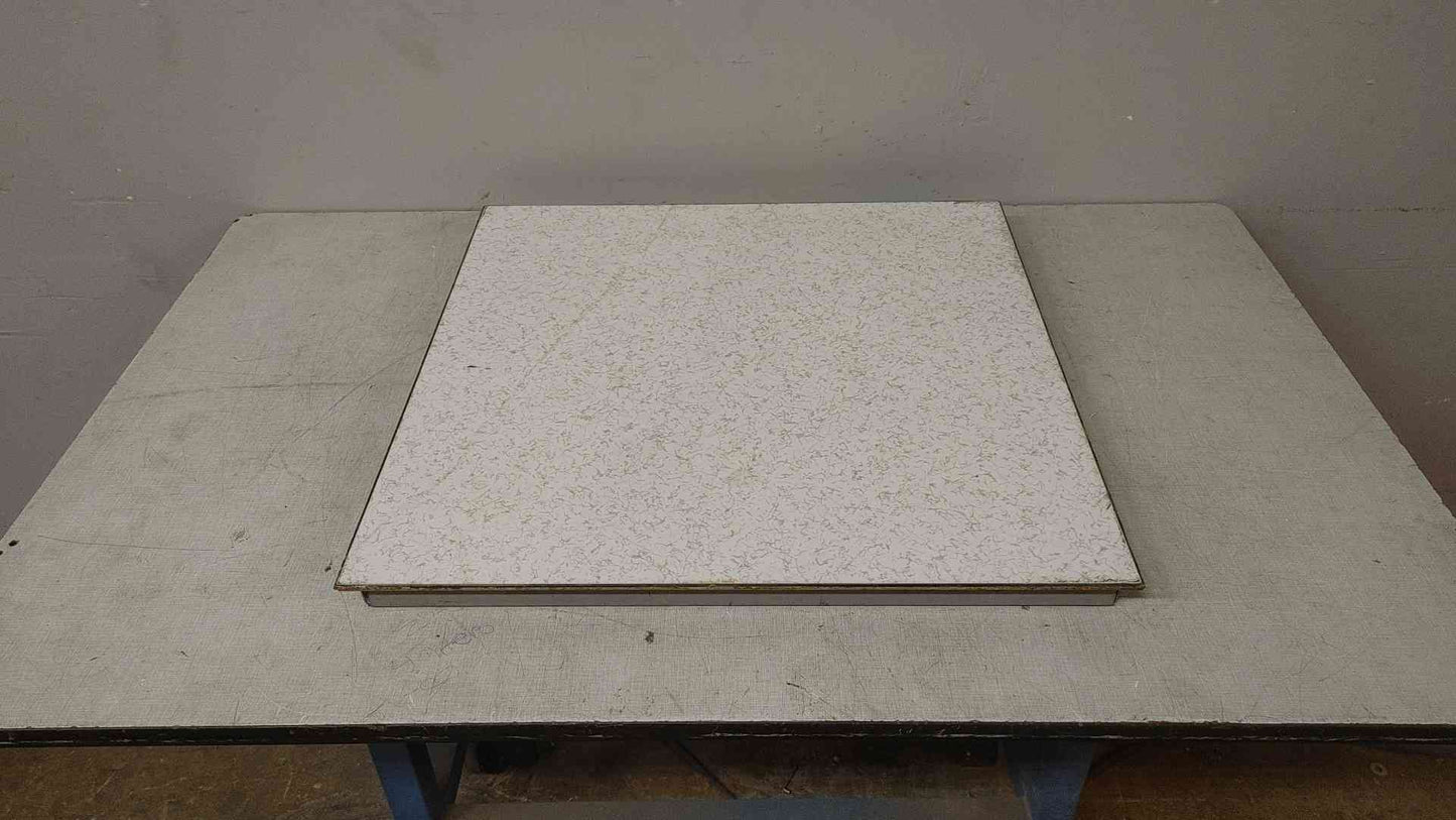 2'x2' White Hollow Steel Raised Access Floor Tile (109106)Than