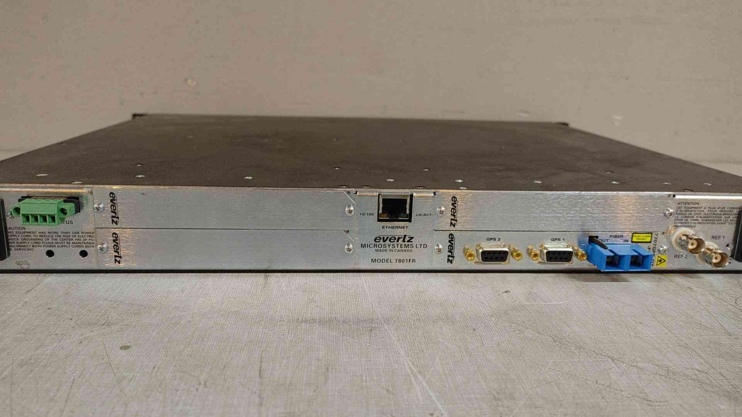 *Pickup Only* Evertz 7801FR Multiframe Digital Signal Processor (109122)