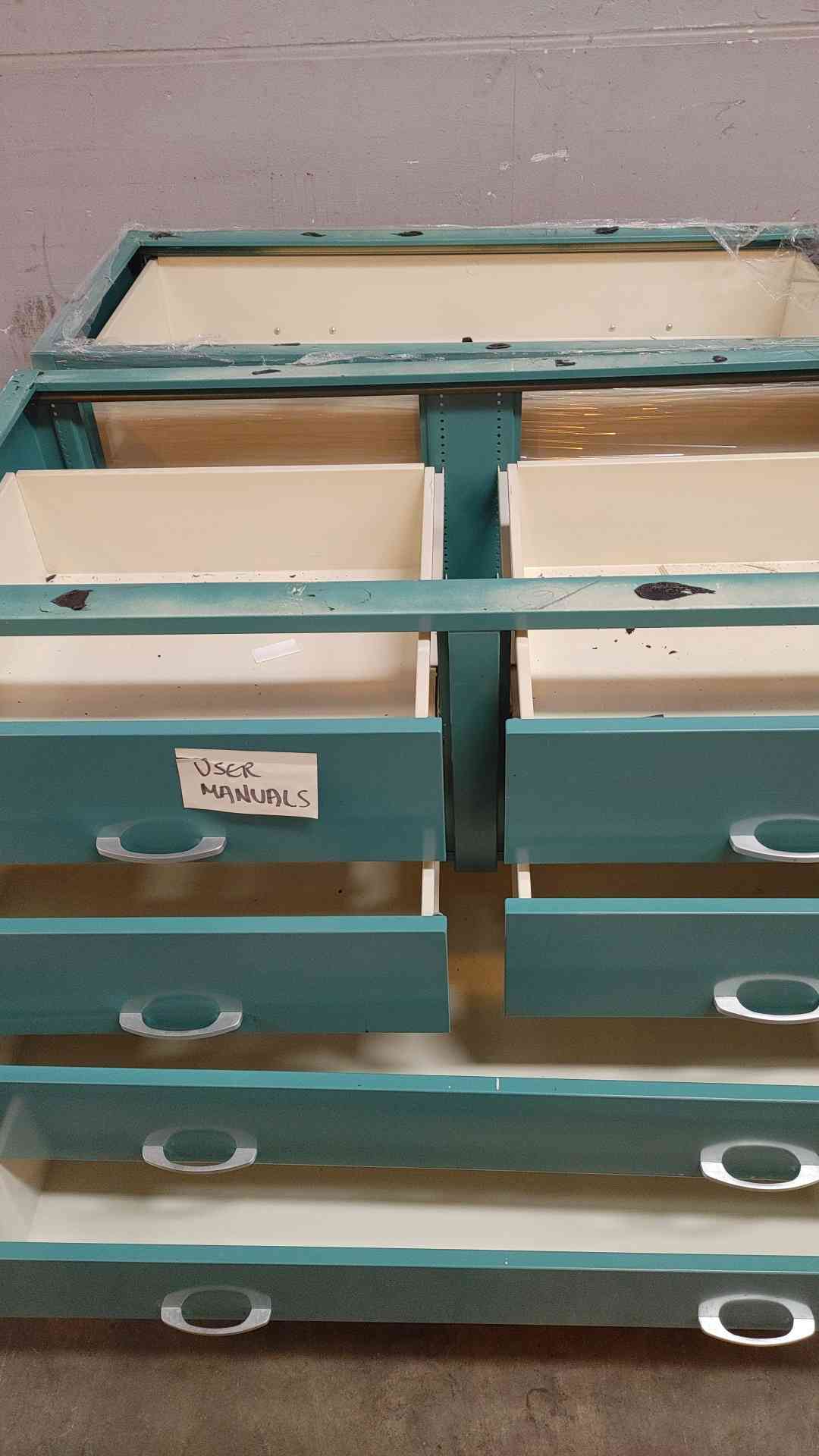 4' Kewaunee Drawers Only Casework (109307)