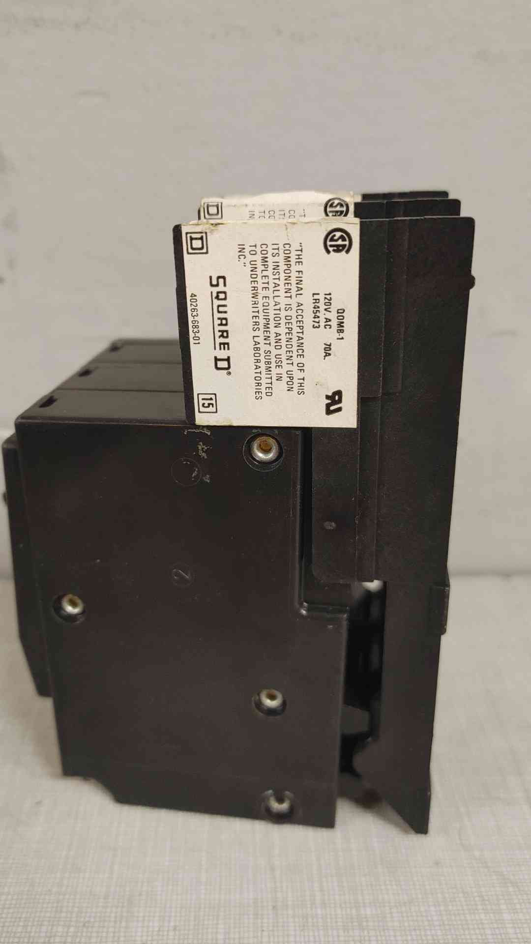 Square D 70 Amp 3 Pole Circuit Breaker *Pickup Only*
