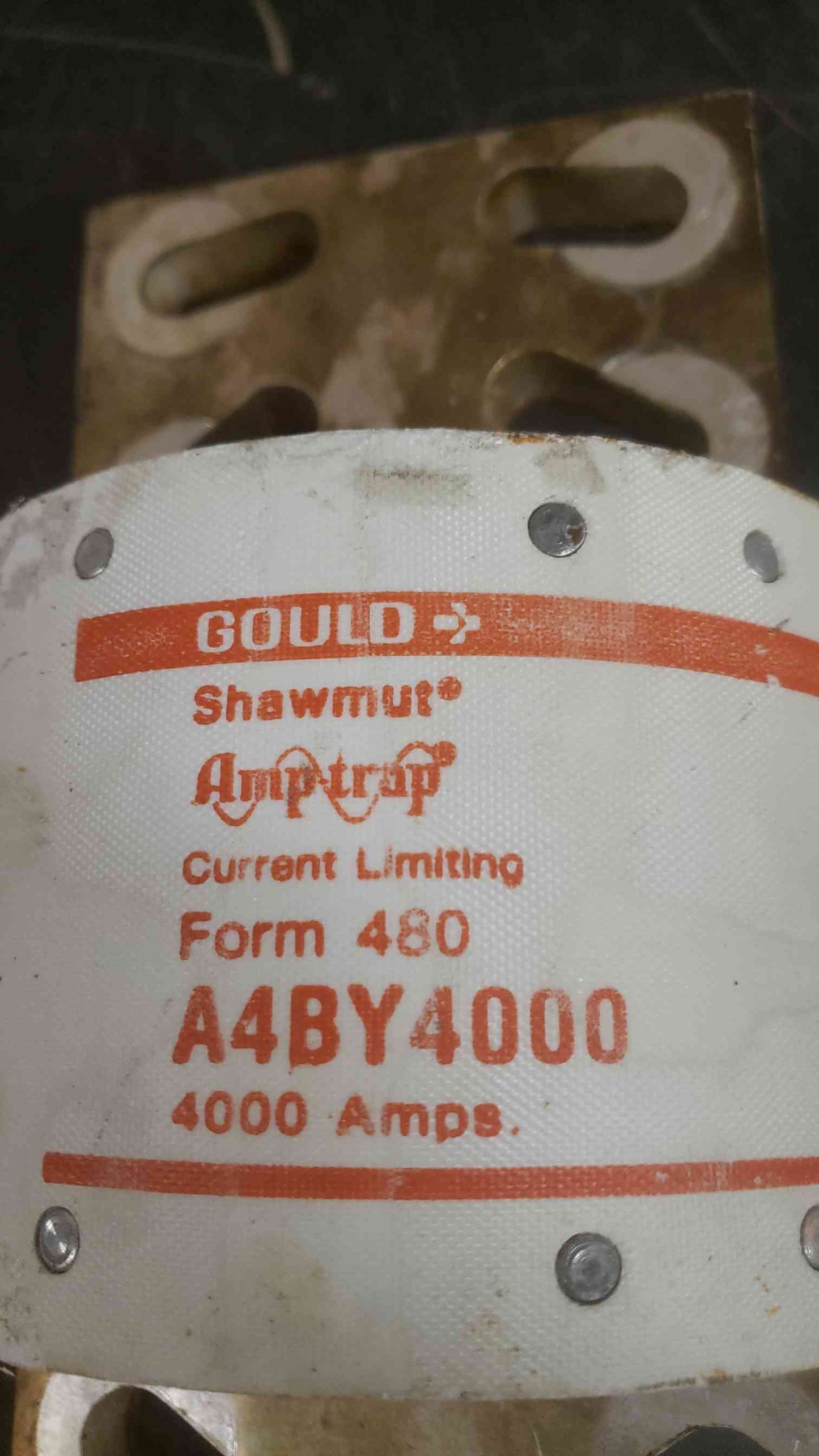 High-Capacity Gould Shawmut A4BY4000 Amp-trap Class L Current Limiting Fuse - 4000 Amps, 600V