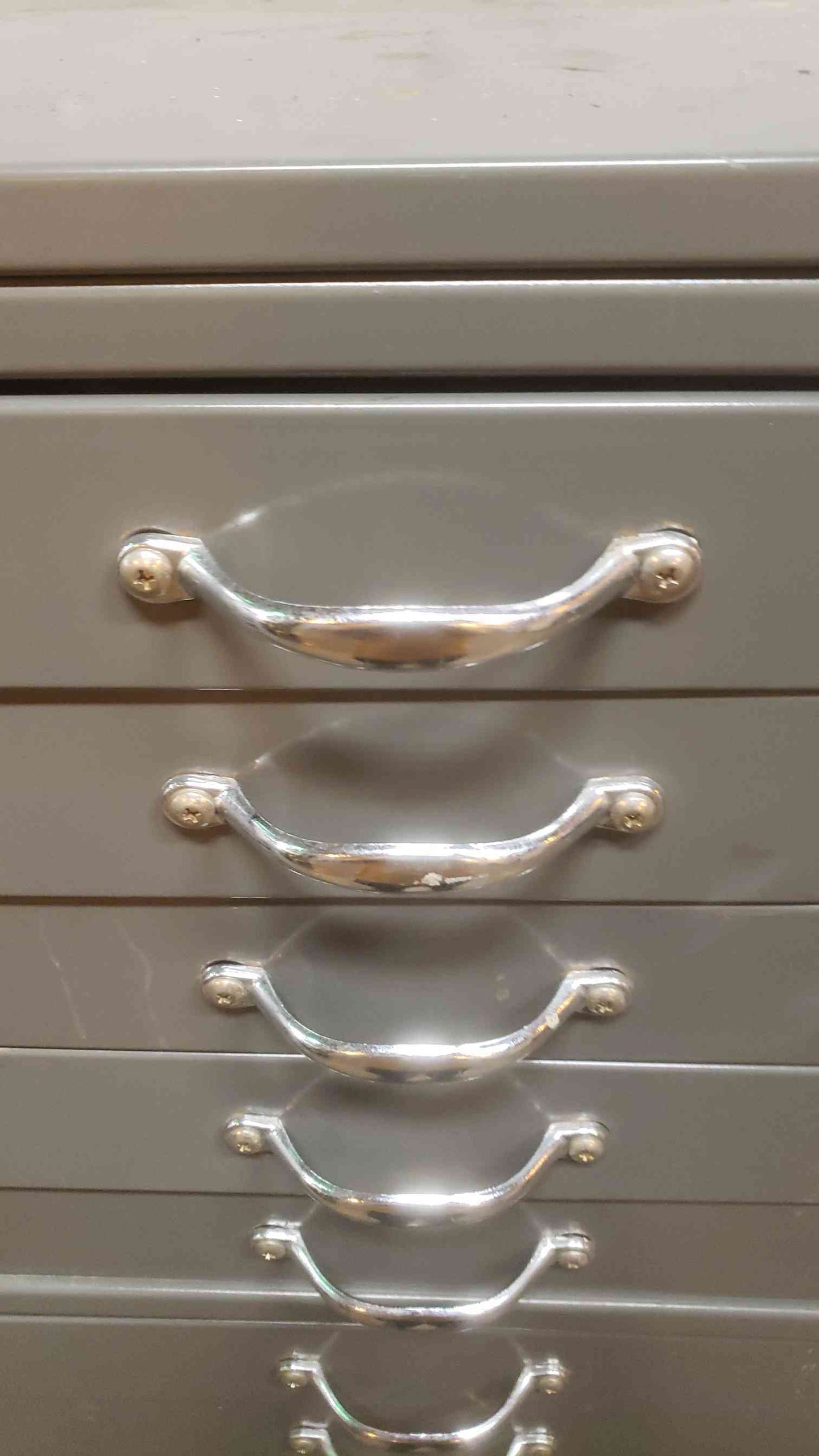 Gray 54" Three Tier Storage Cabinet (SKU: 109577)