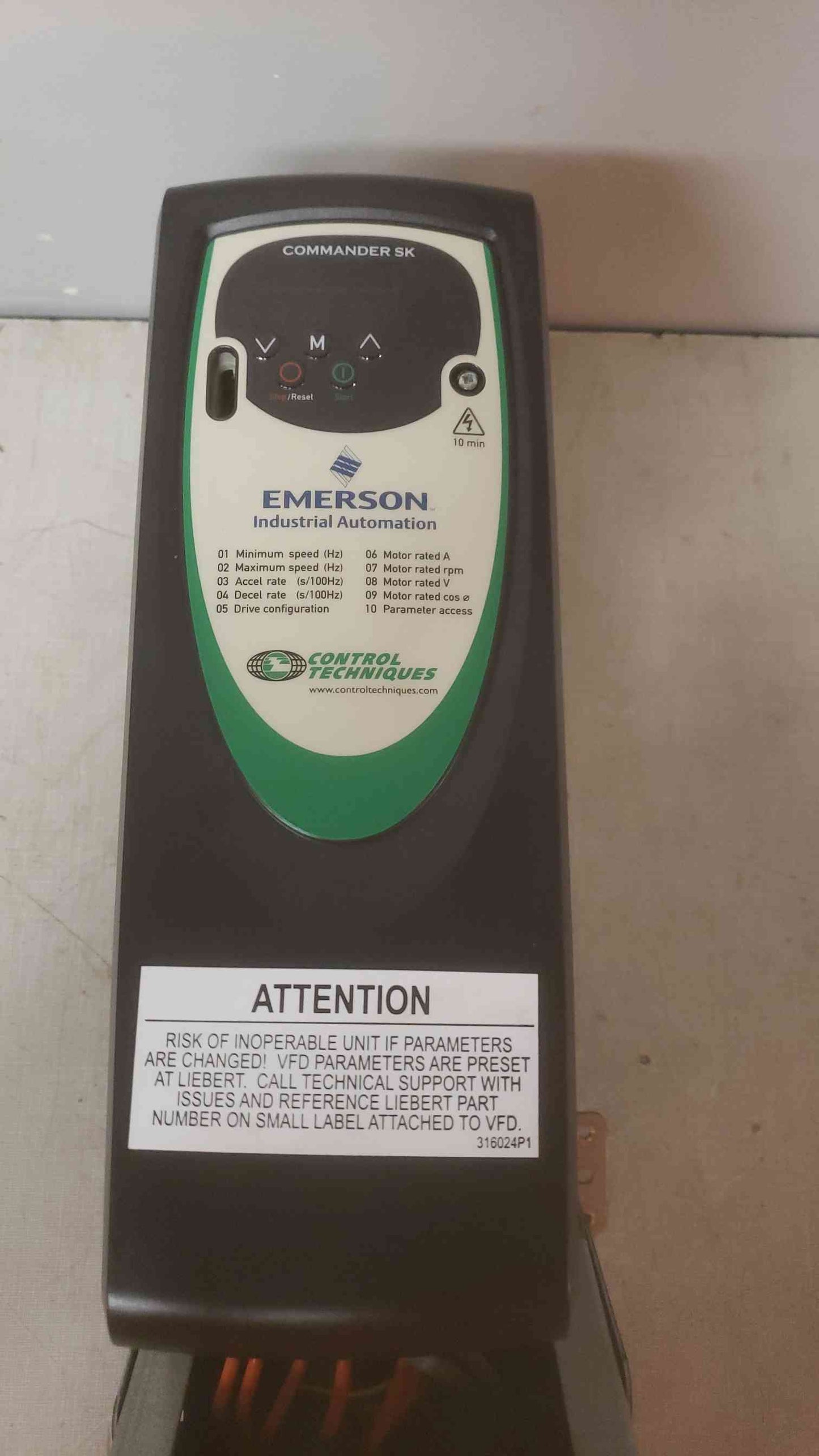 Emerson 7.5HP 5.5kW Command SK SKD3400550 VFD (SKU: 109696)