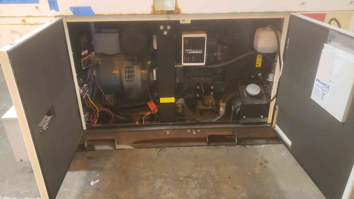 25KW 26.5KW Kubota Diesel Generator SQ-33-USA-SW 240/480V 3PH 268 Hrs. TESTED