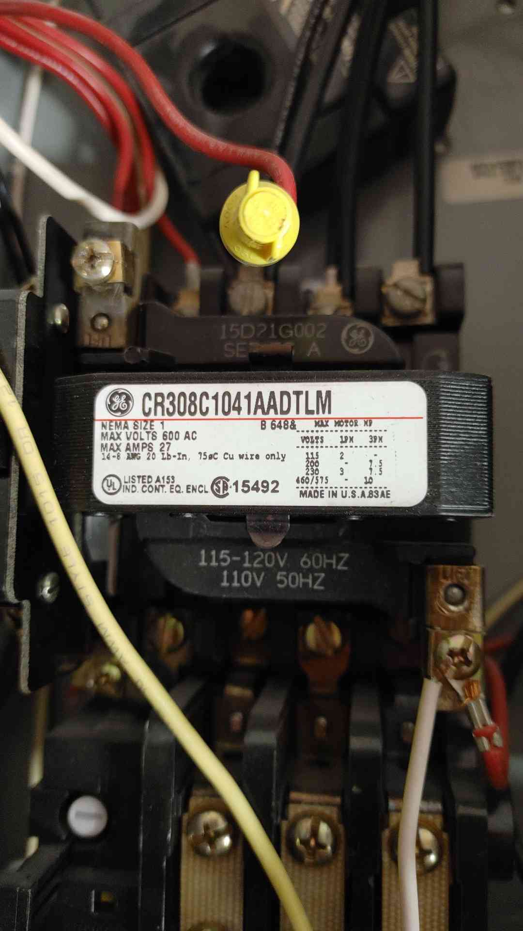 General Electric 300-Line Combination Motor Controller (SKU: 109939)