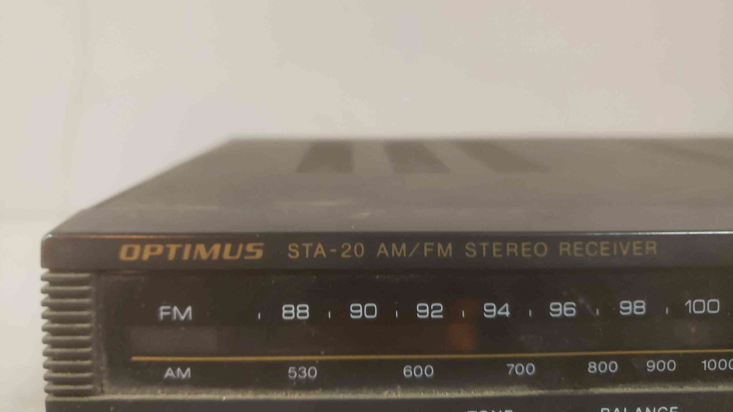 Optimus 120VAC 30W STA-20 AM/FM Stereo Receiver 31-1979 (SKU: 110004)