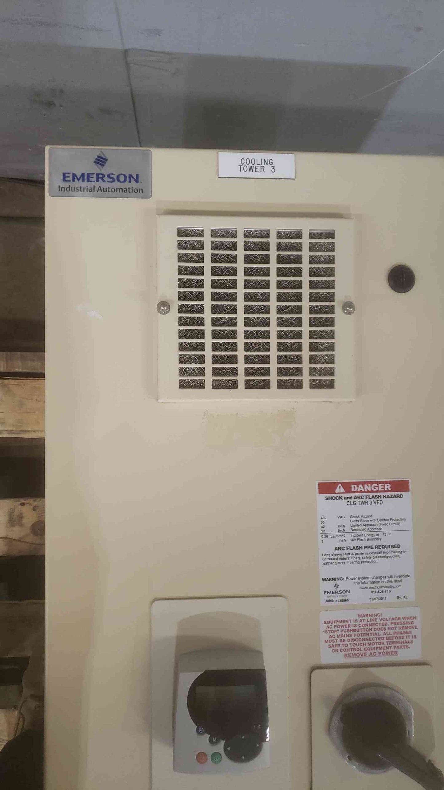 EMERSON 480VAC 60Hz Industrial Automation VFD