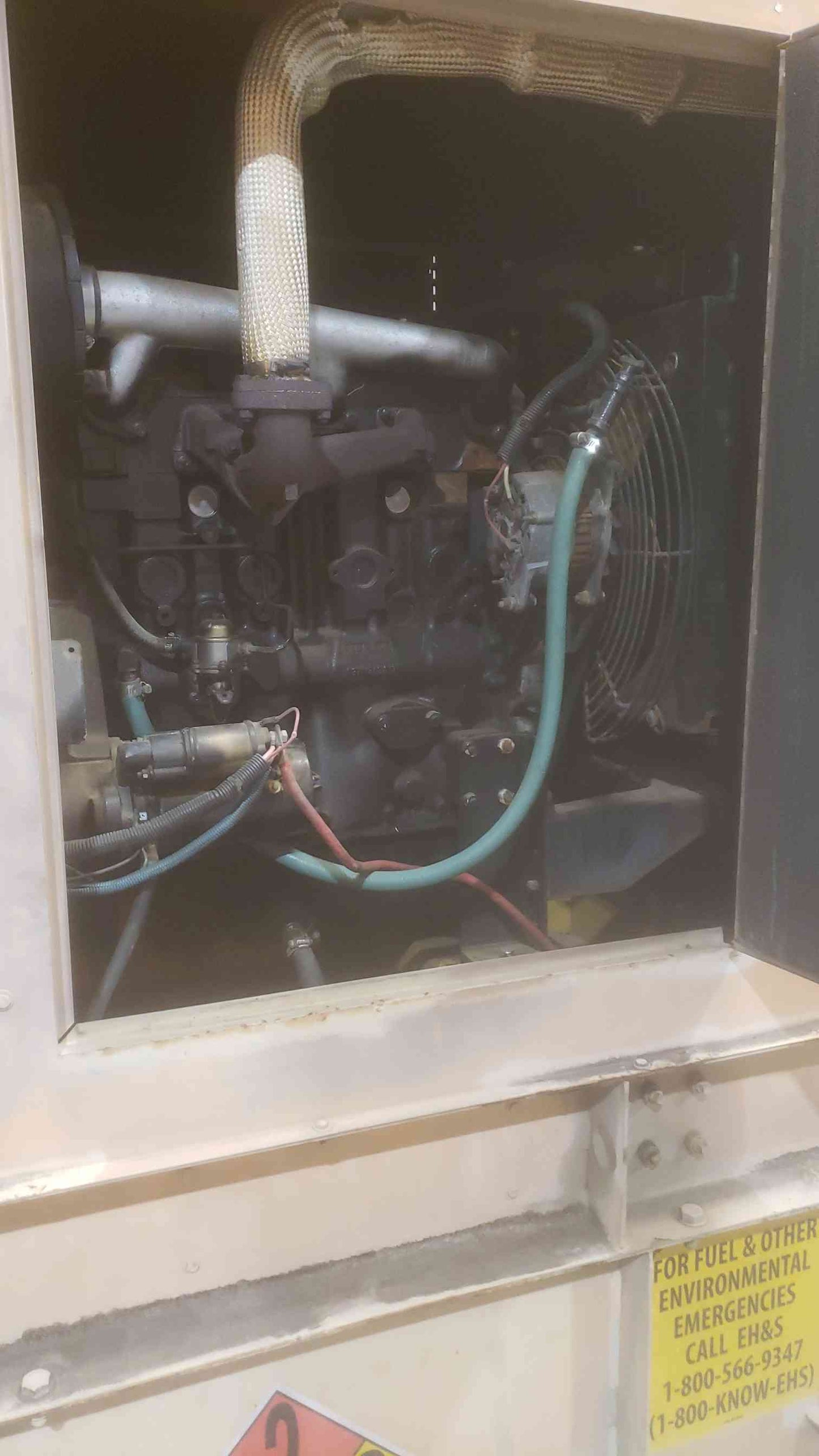 30KW MagneTek Perkins 1&3PH 125A Diesel Generator RD370 798.9Hrs TESTED (SKU: 110937)