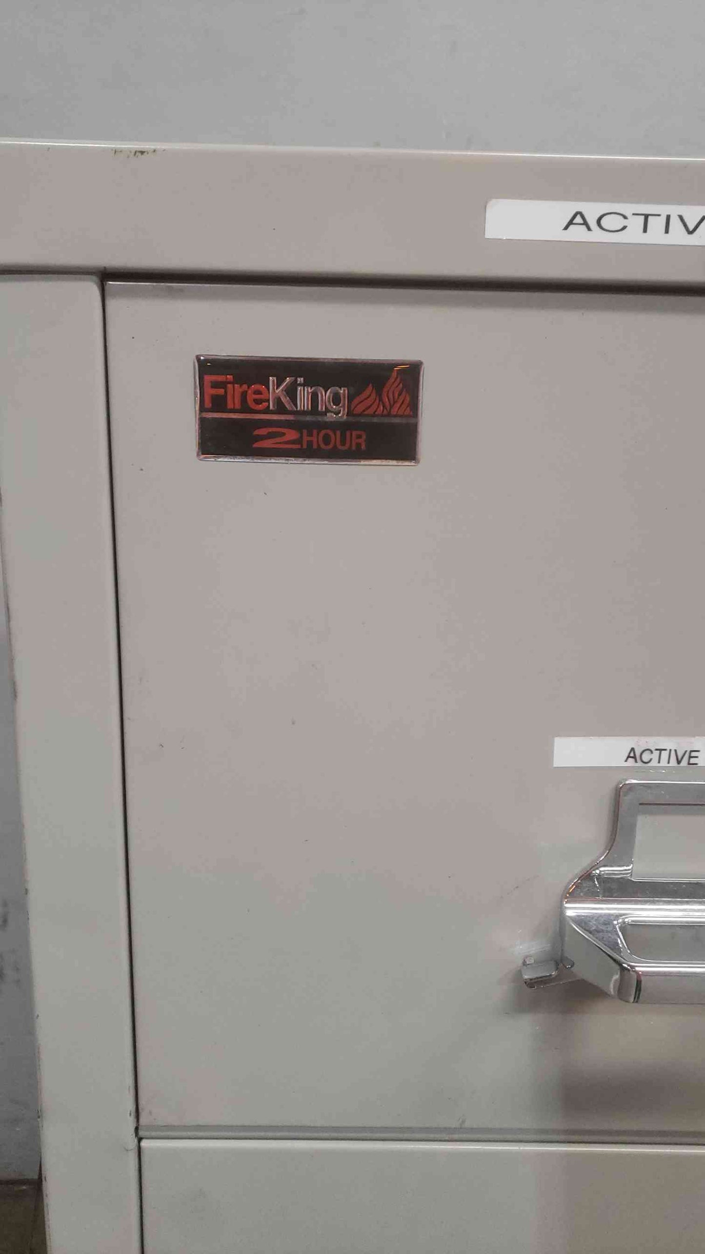 57" FireKing 4 Tier Fire Proof Filing Cabinet(SKU: 110971)