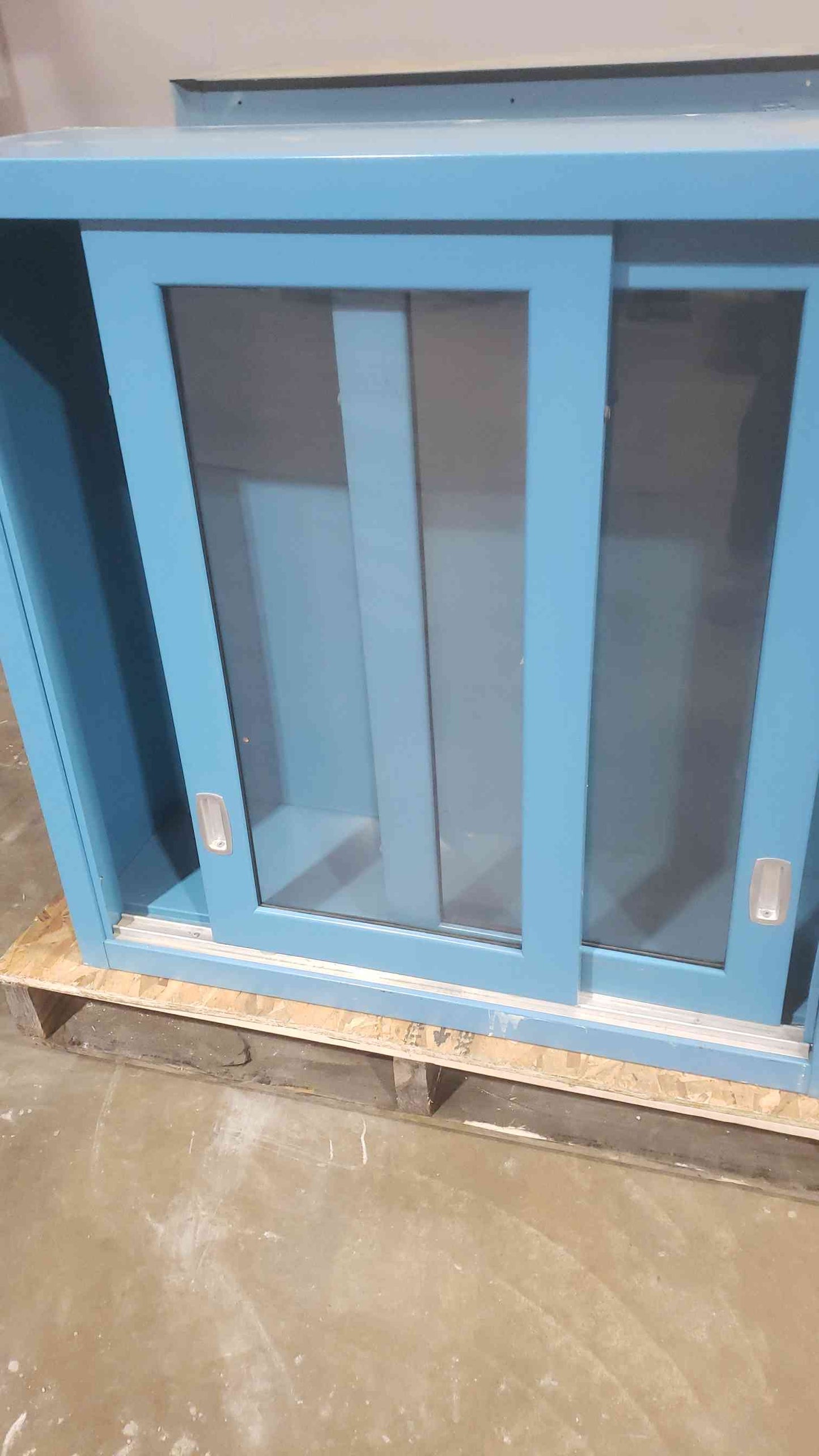 48" Overhead Casework w/2 Sliding glass doors(SKU: 111039)