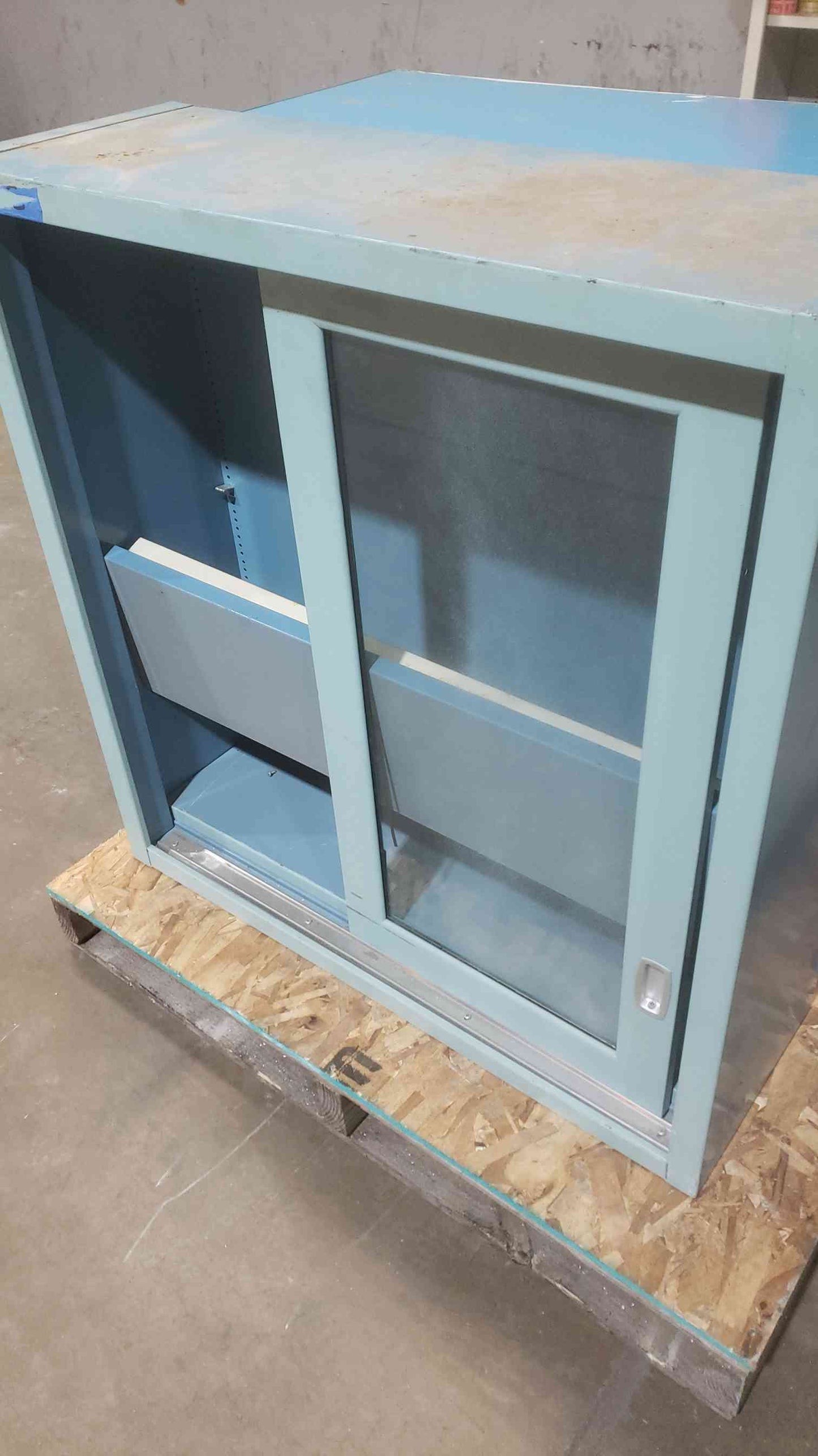 48" Overhead Casework w/1 Sliding glass door(SKU: 111040)