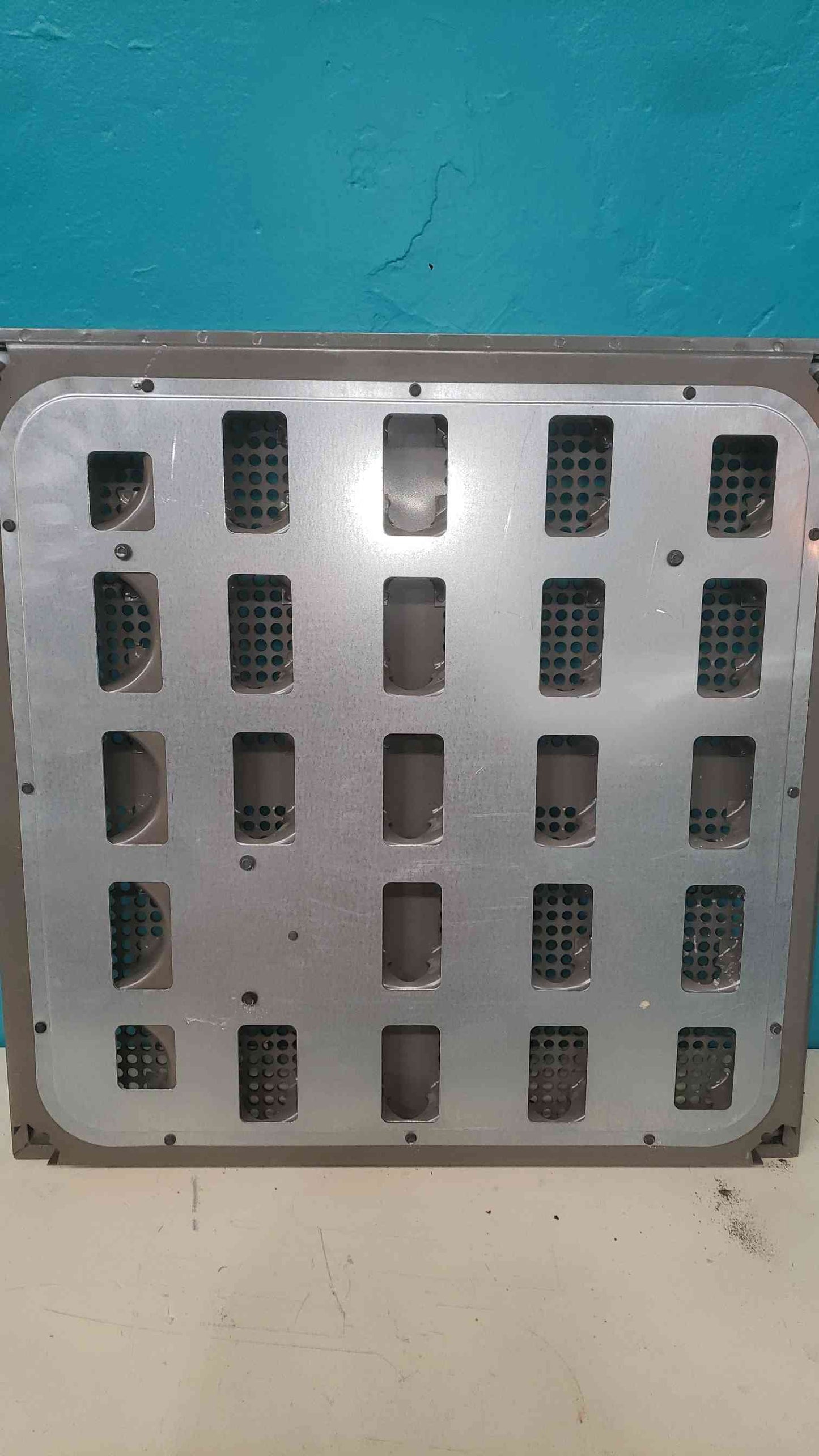 White Perforated 2x2 Raised Access Floor Tile (SKU: 113353)