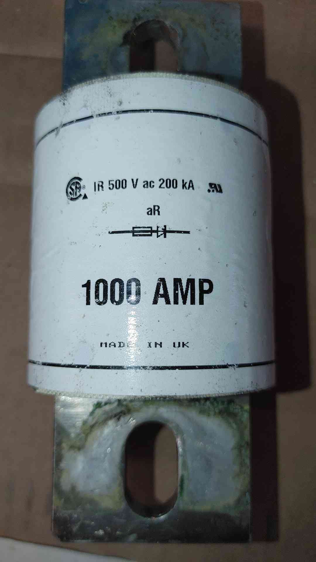 Bussmann FWH-1000A High Speed Semiconductor Fuse 1000 Amp 500V FWH-1000 Fast Act