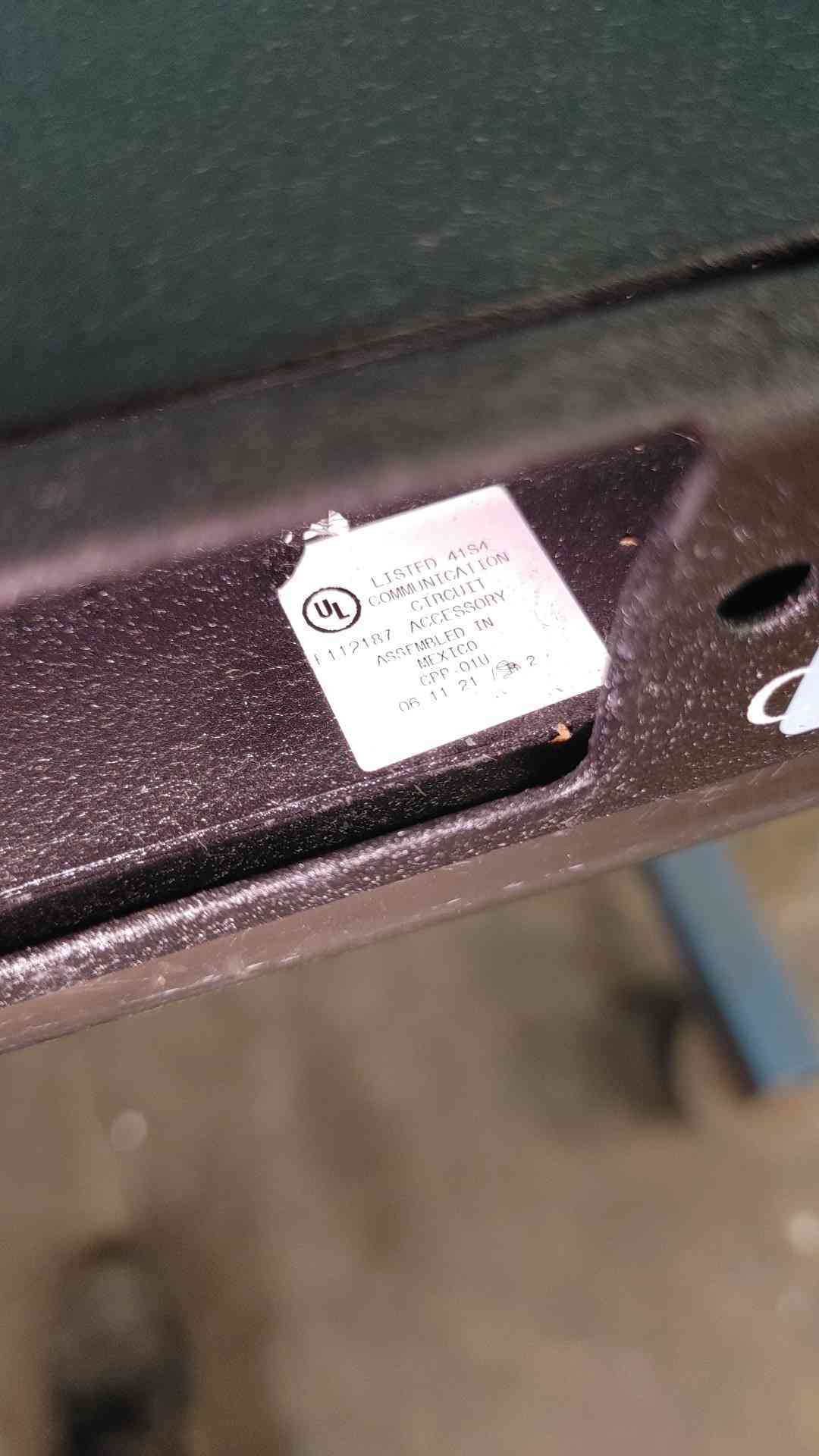Corning CPP-01U 1U Fiber Optic Patch Panel Plug & Play Enclosure Housing 2-Slot