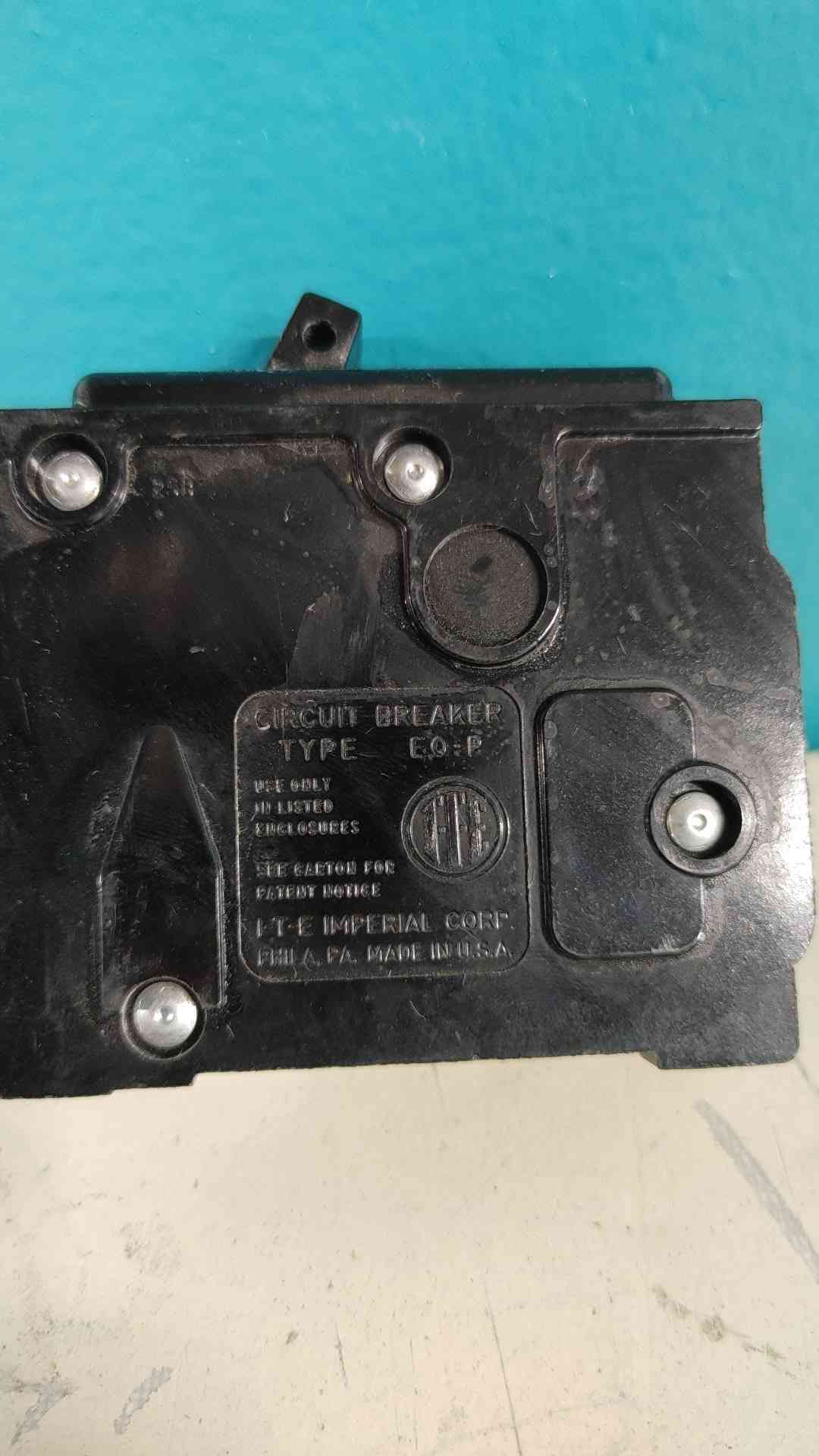 ITE Imperial QP1-B020 20 Amp 1 Pole Circuit Breaker Type EQ-P Siemens QP 20A 120V