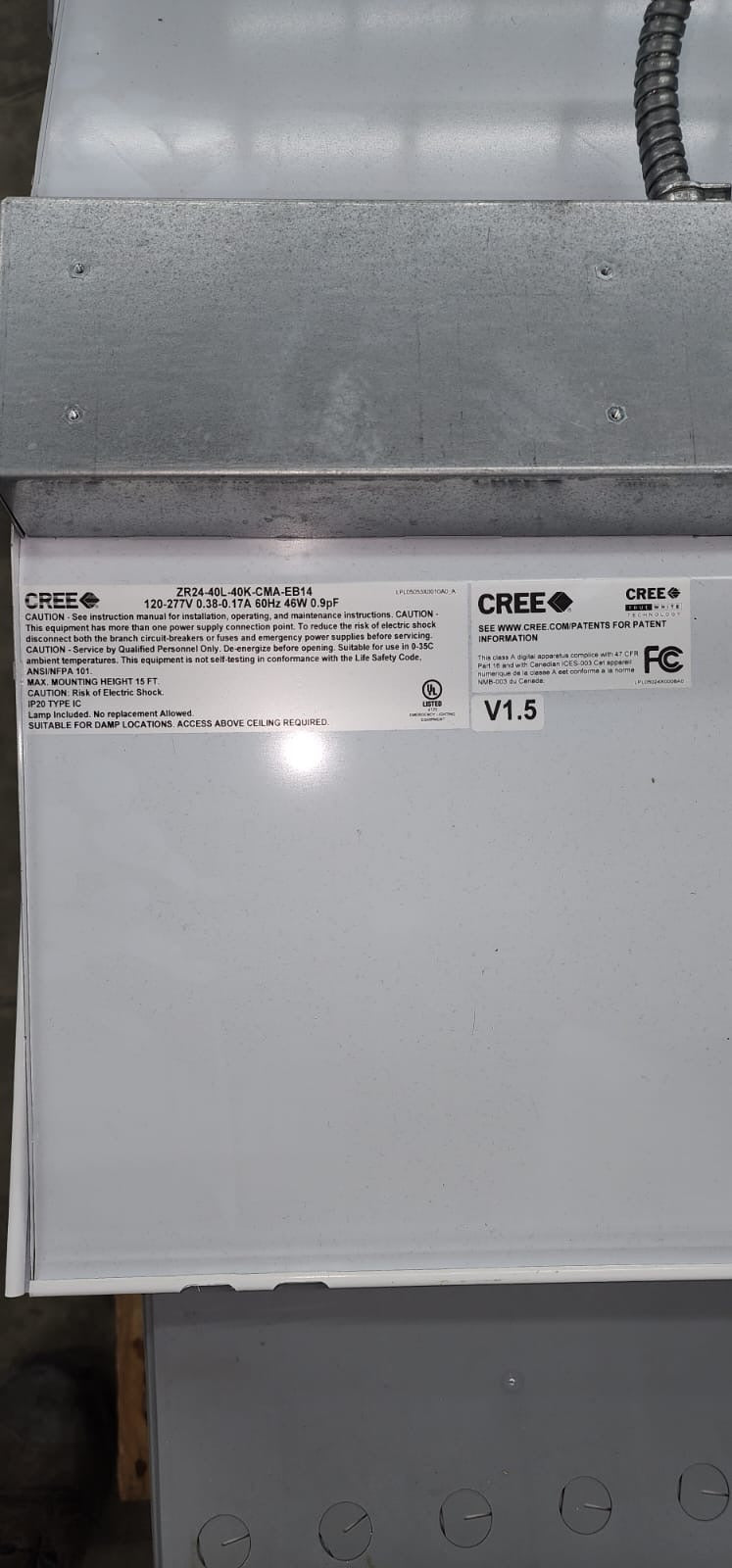 Bodine 4'x2' Large Overhead Industrial Lights BSL310C -DF- 90601