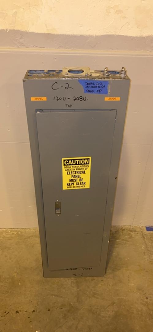225A 240V Cutler Hammer Breaker Panelboard Loaded w/Main(S6LLST3769)
