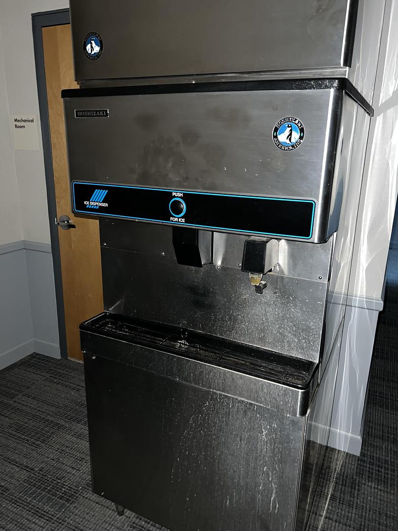 HOSHIZAKI DM-180A Ice Dispenser & KML-600MWH Ice Maker Combo(S6LLST10431)