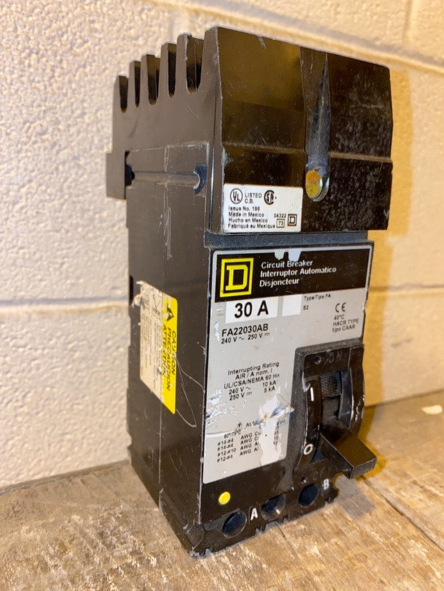 Square D, FA22030AB, 30A(S6LLST1322)