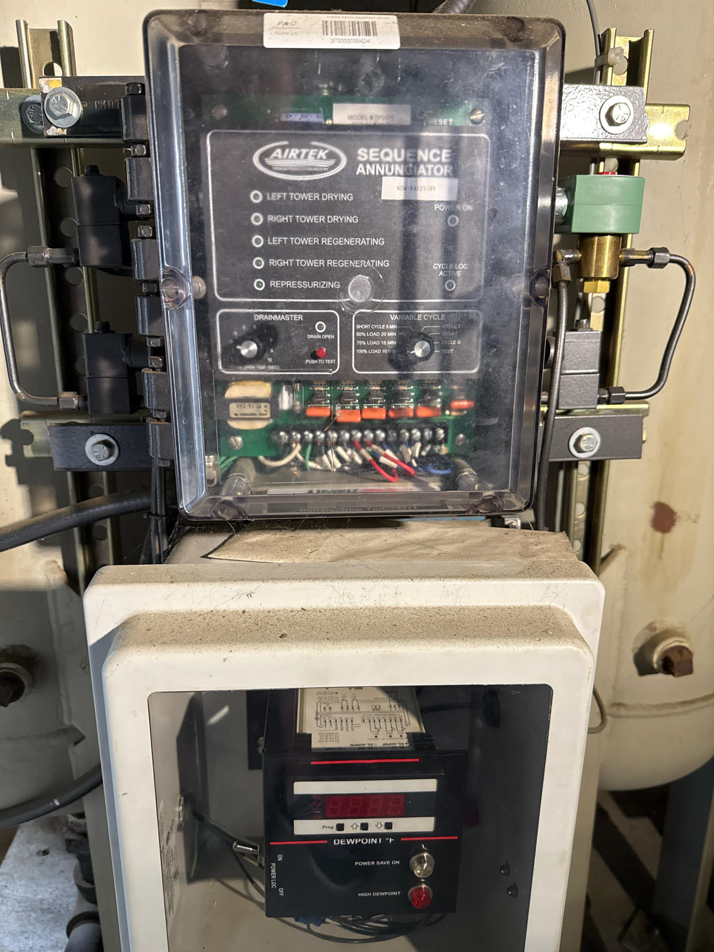 AIRTEK-HEBELER AIR DRYER SYSTEM, W/ TANKS for Air Compressor 200 PSI