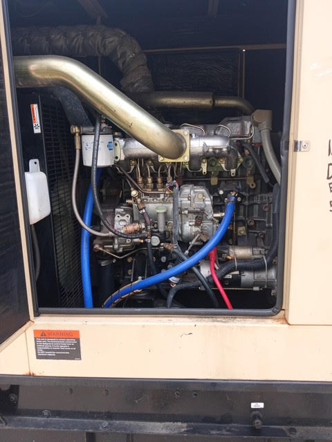 60KW Generac Mitsubishi SD060 Diesel Generator 1ph 120/240 '03 26.4Hrs. TESTED (SKU: 110688)