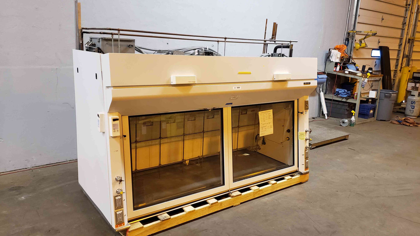 8' Fisher Hamilton Dual Sash Fume Hood(Q16552)