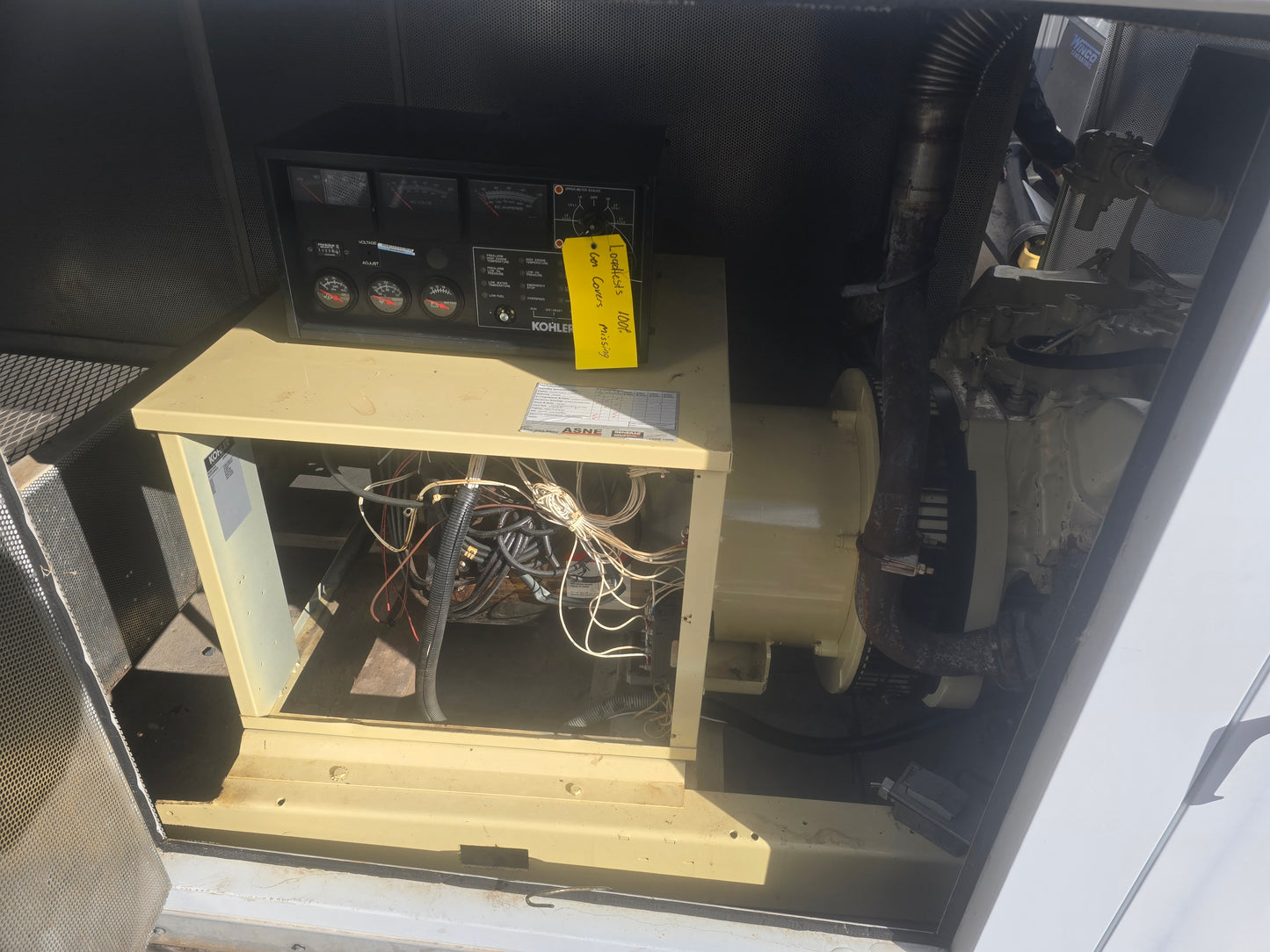 50KW Kohler Generator 460 Ford w/ Sound Encl. 1122Hrs LOAD TESTED '96 Propane-17522