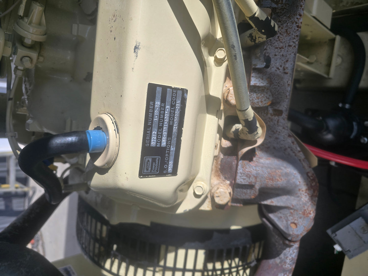 50KW Kohler Generator 460 Ford w/ Sound Encl. 1122Hrs LOAD TESTED '96 Propane-17522