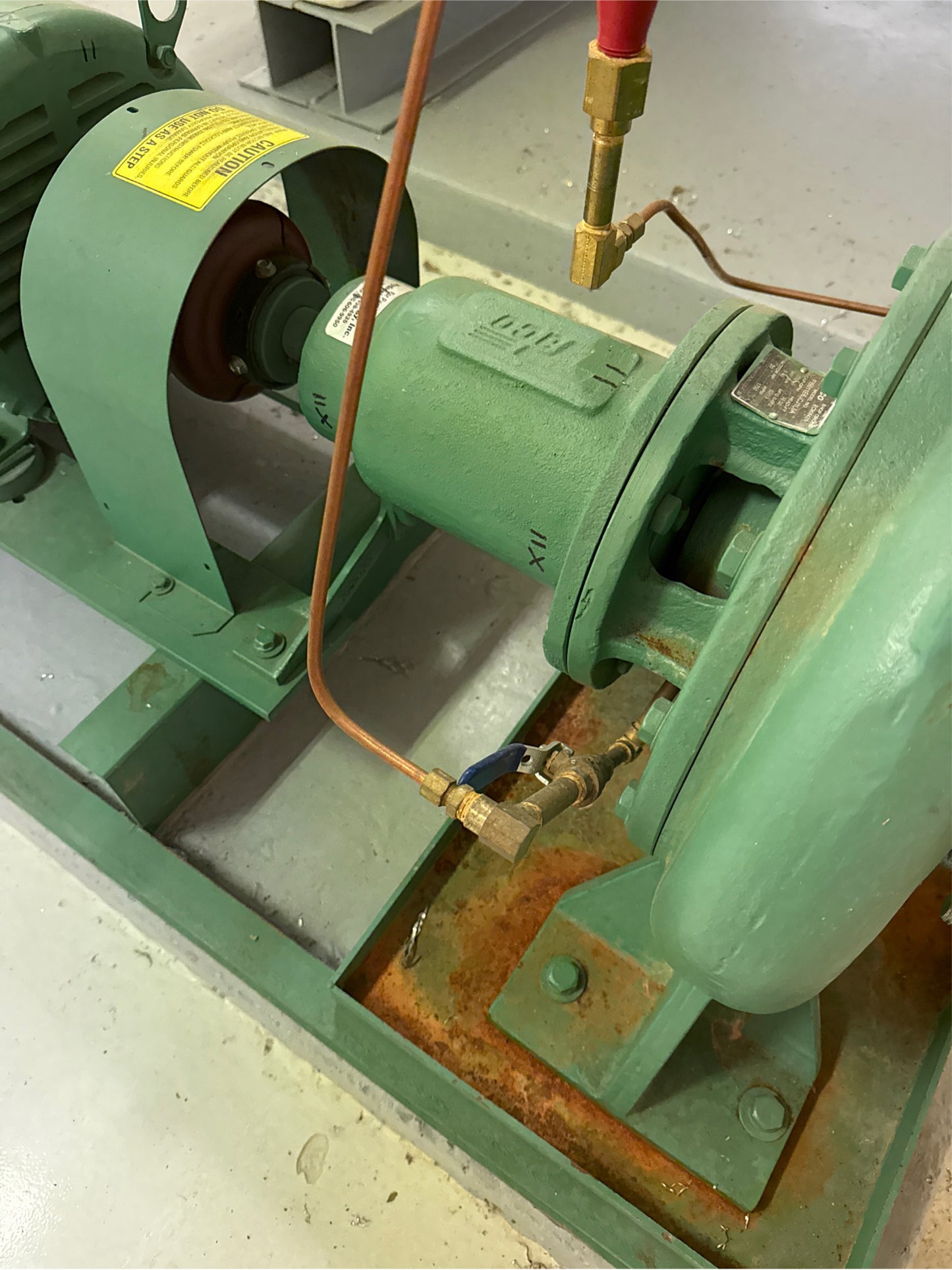 Baldor Reliance EM2515T 20HP 3ph 230/460 Motor/Pump Package