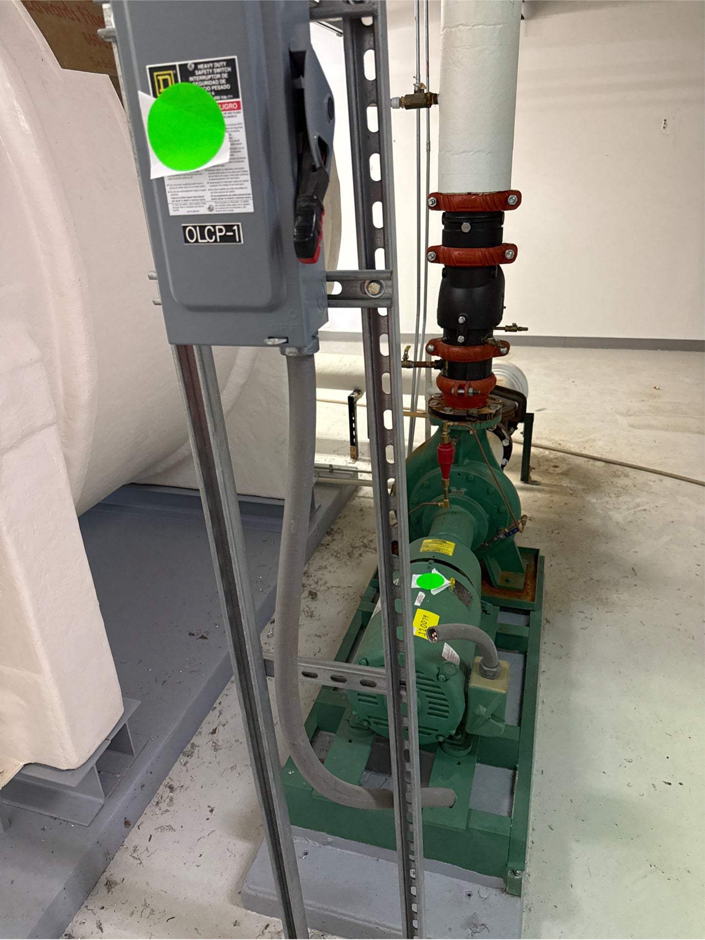 Baldor Reliance EM2515T 20HP 3ph 230/460 Motor/Pump Package
