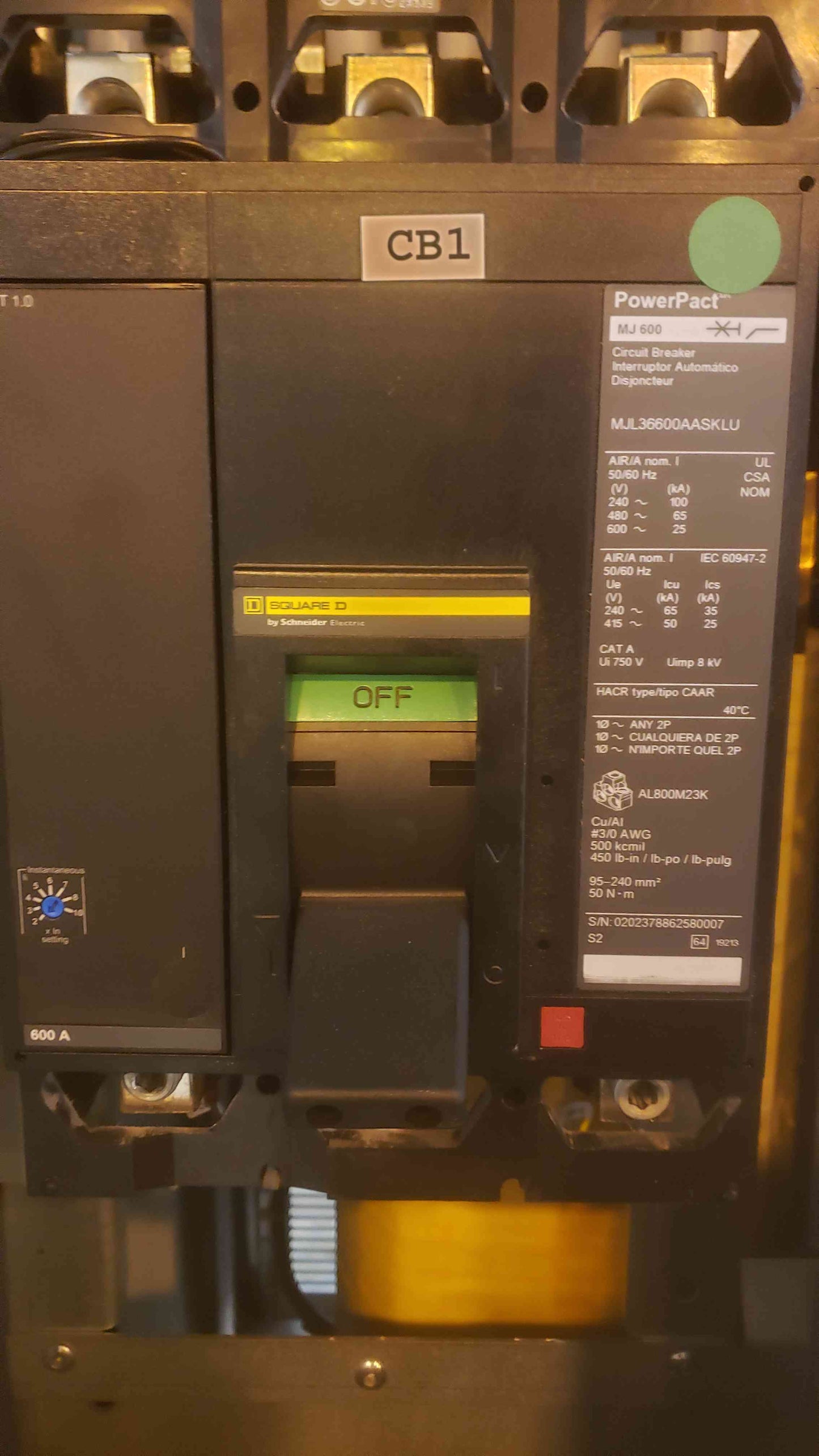 APC PDU PMM 300KVA PMN168-42-300 F 480v x 208/120 Power Distribution Unit (SKU: 109667)