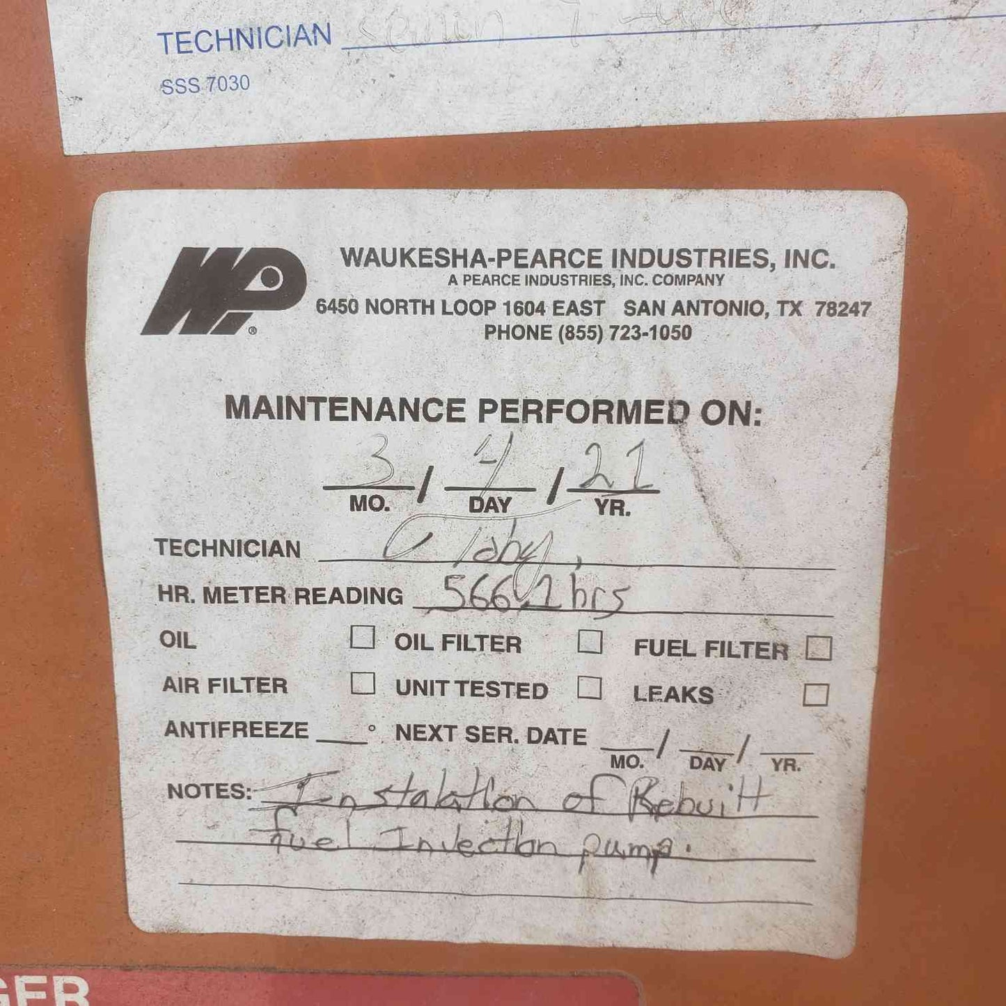 175KW Generac 98A04313-S 1&3PH Diesel 680Hrs 13.3L Engine TESTED (SKU: 110100)