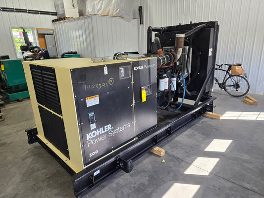 500KW Kohler 500REOZJ John Deere 6135 Diesel Generator Open 2013 136hrs TESTED