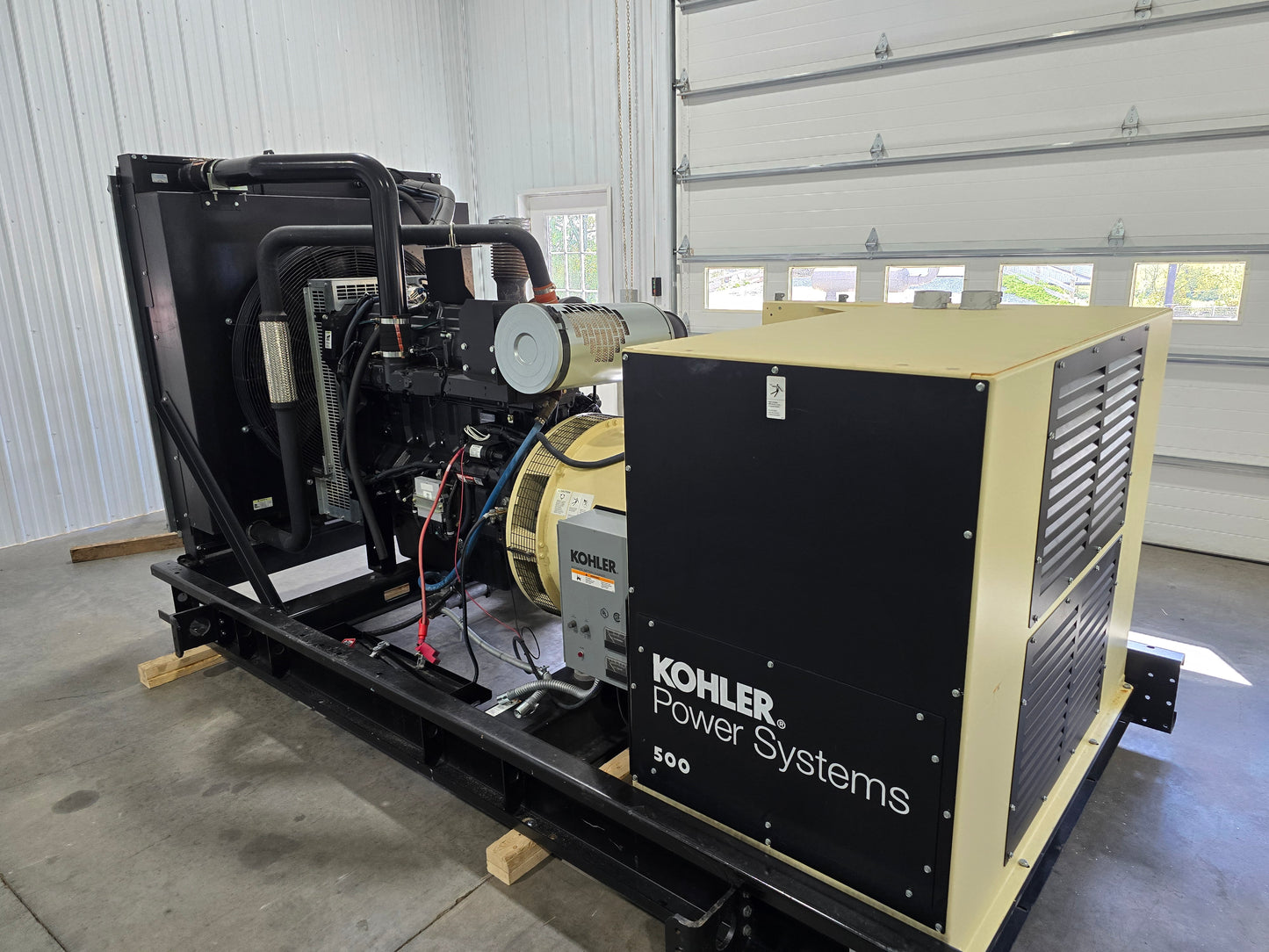 500KW Kohler 500REOZJ John Deere 6135 Diesel Generator Open 2013 136hrs TESTED