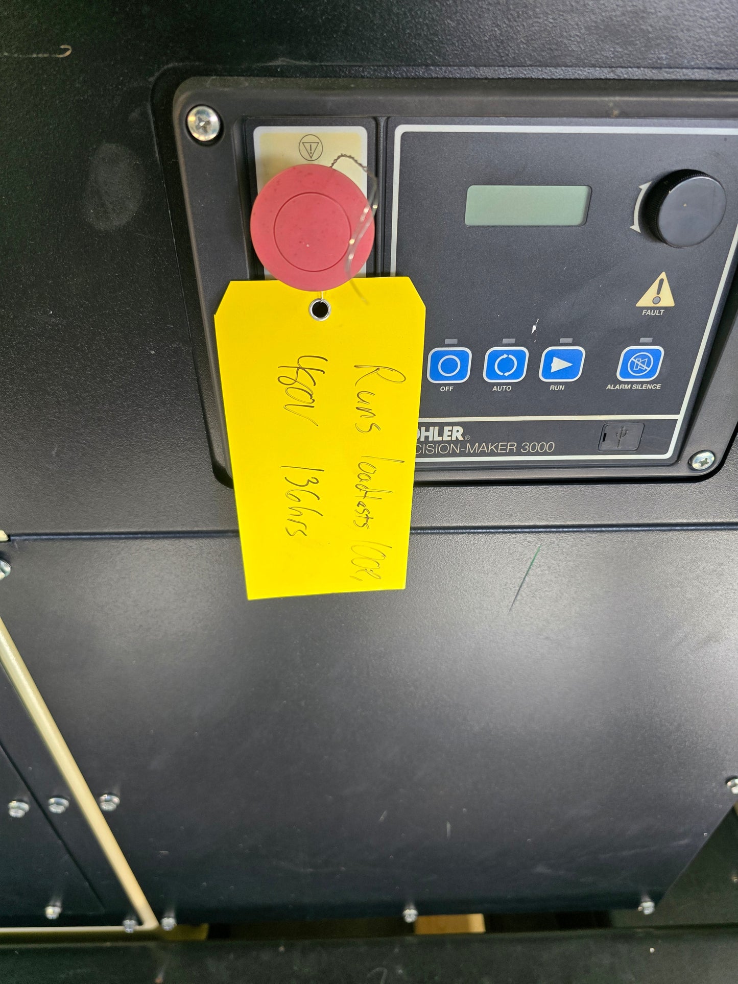 500KW Kohler 500REOZJ John Deere 6135 Diesel Generator Open 2013 136hrs TESTED