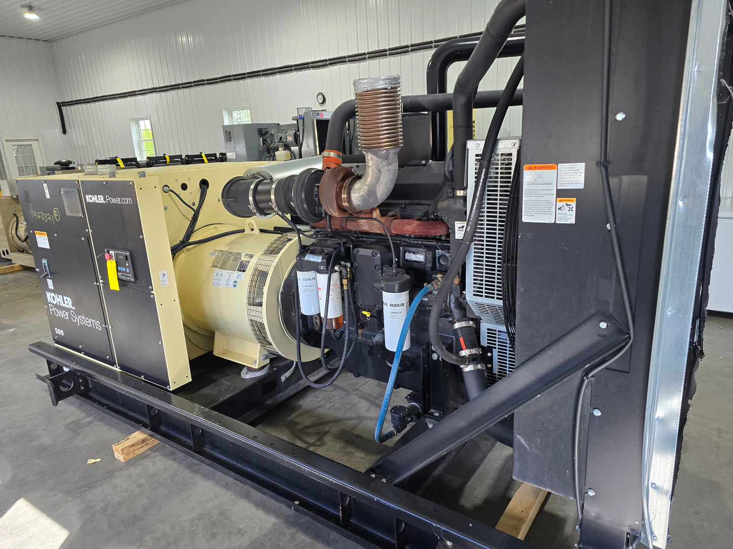 500KW Kohler 500REOZJ John Deere 6135 Diesel Generator Open 2013 136hrs TESTED