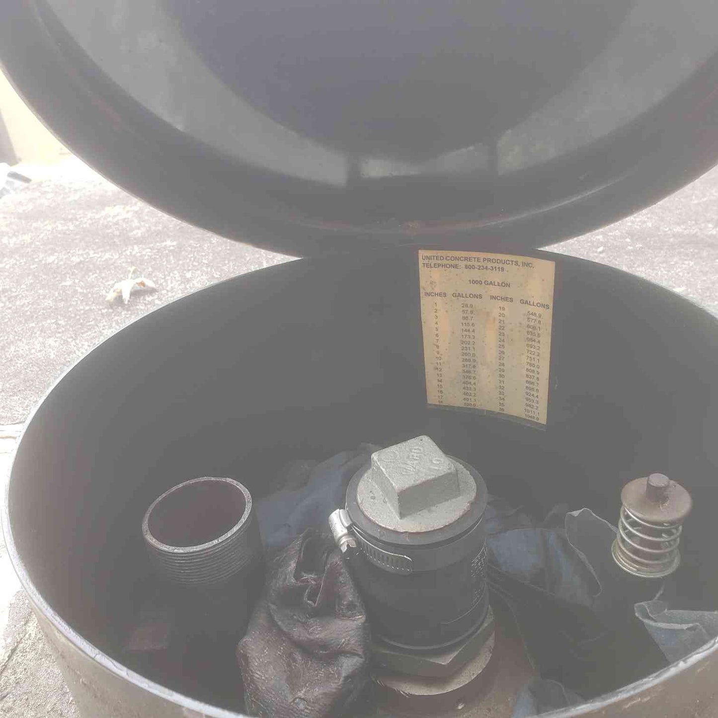 Convault 1000 Gallon Diesel Fuel Tank RN 1000 3S