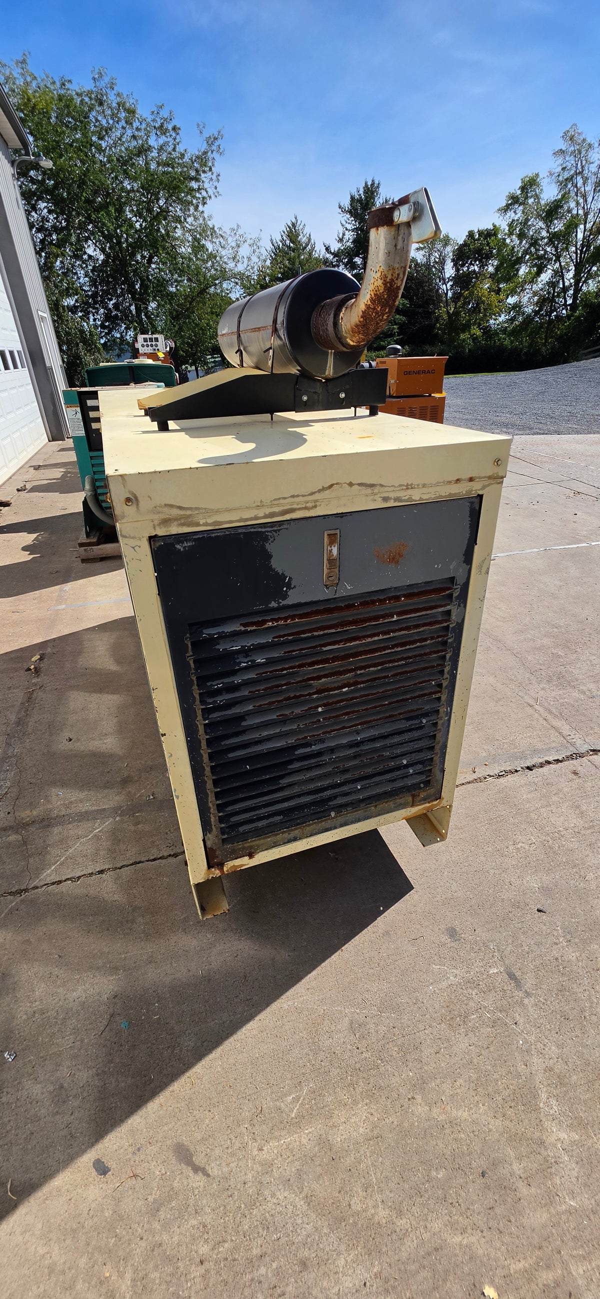 Kohler 33kW Natural Gas Generator Ford Industrial Engine 480V Enclosure 1993hrs Tested