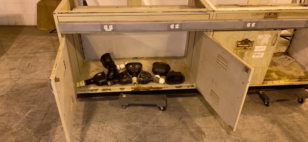 96" Kewaunee Fume Hood Base(S6LLST3618)